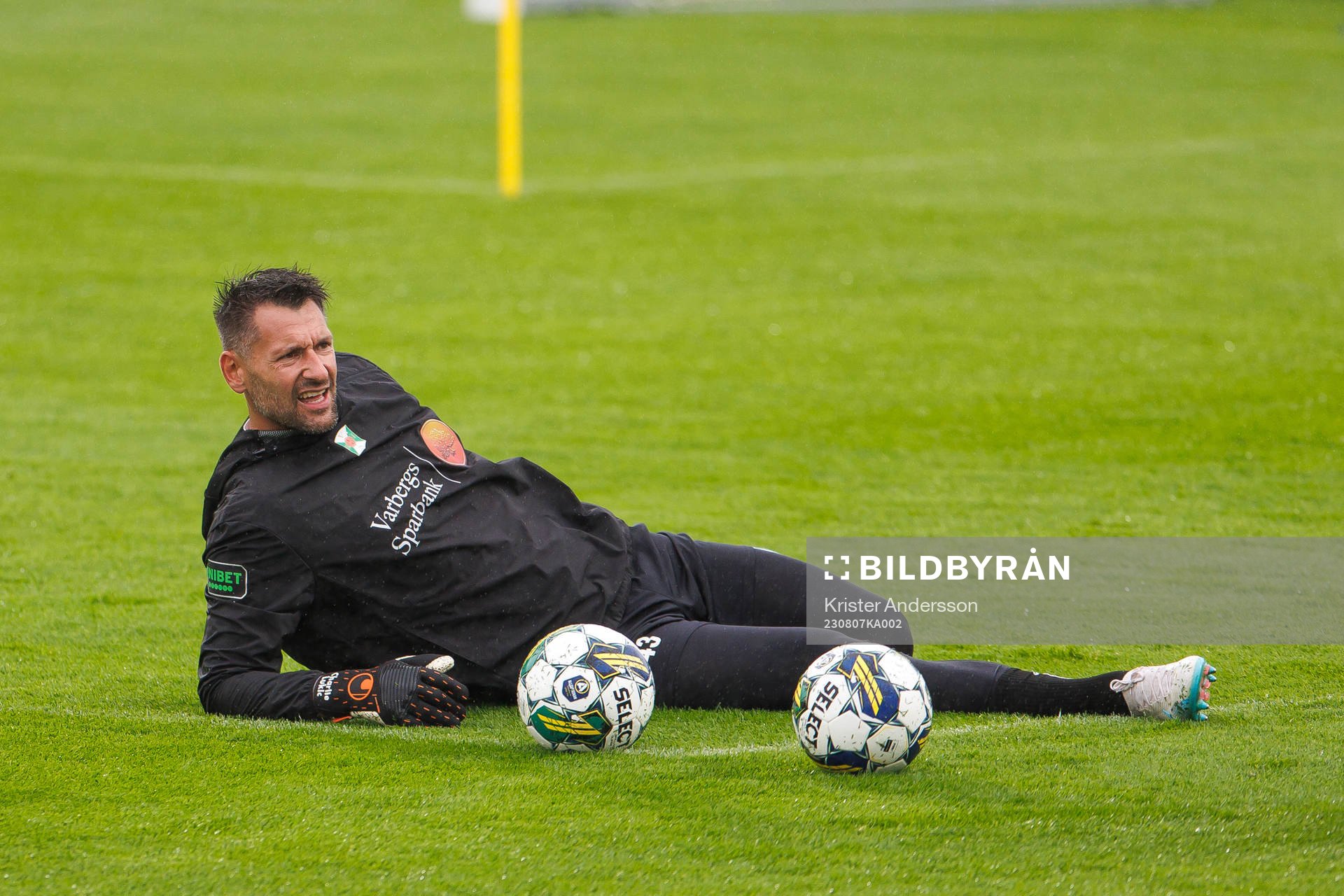 Varbergs målvakt Stojan Lukic
