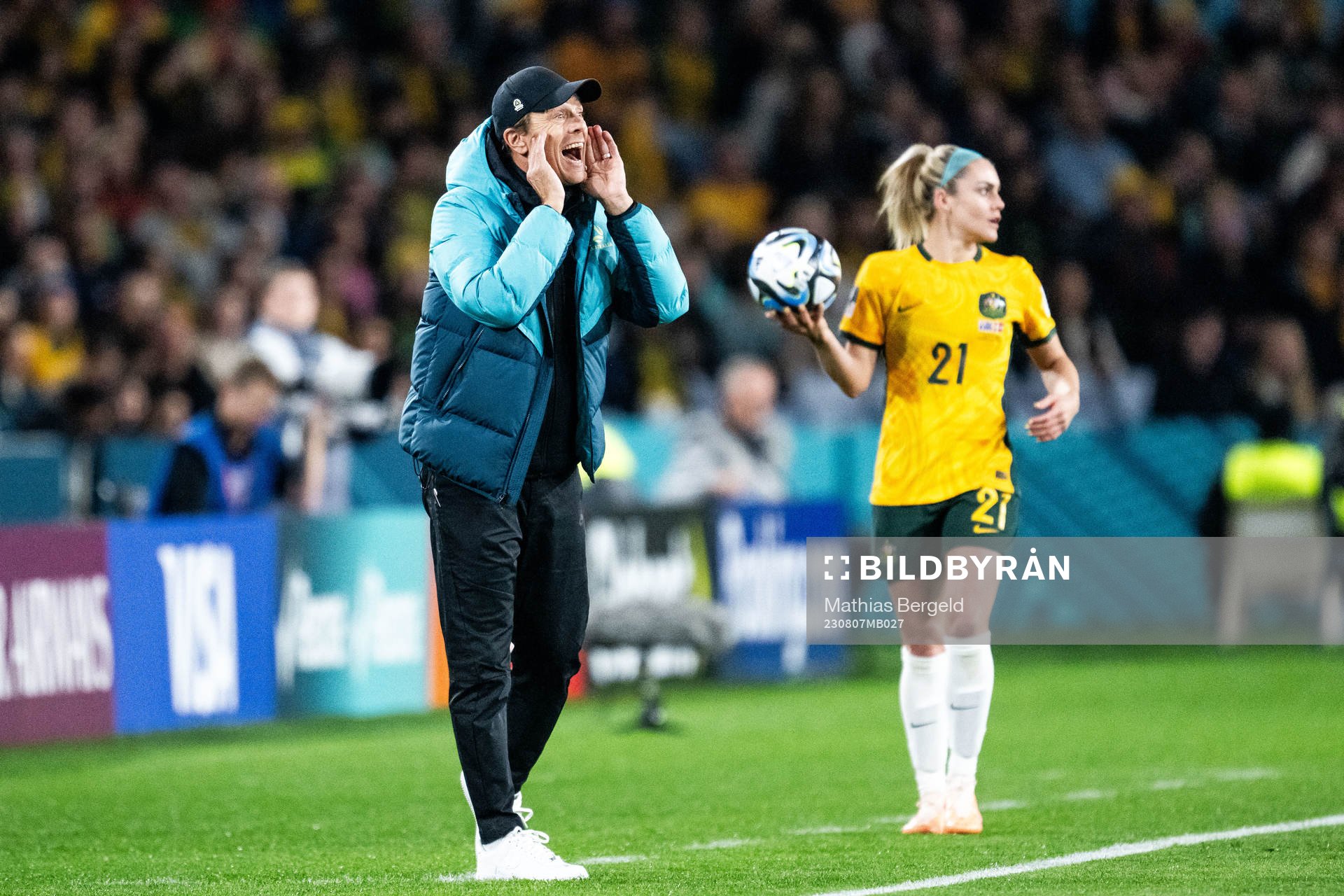 Head coach Tony Gustavsson of Australia