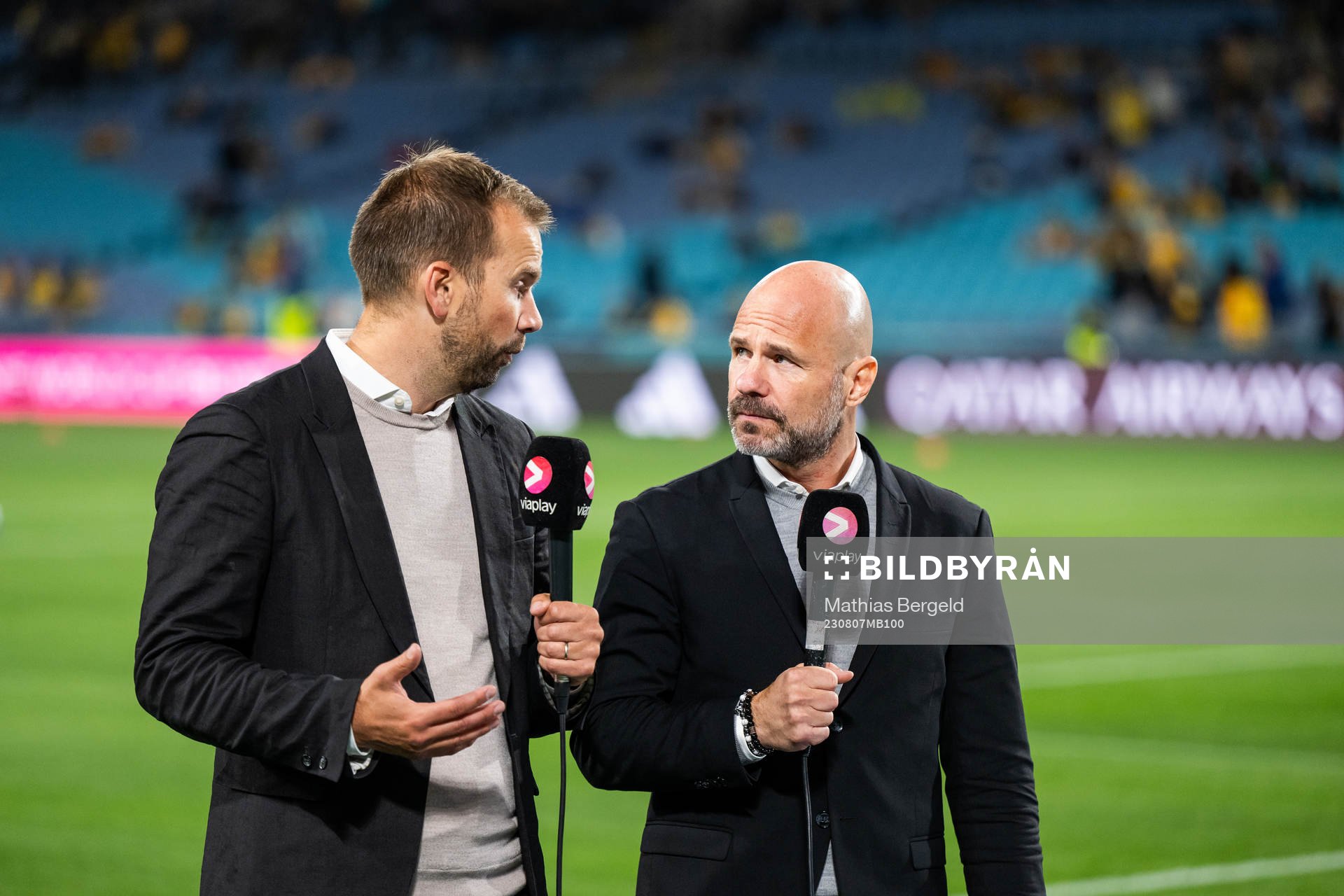 Pär Lagerström och Claes Andersson of Swedish broadcaster
