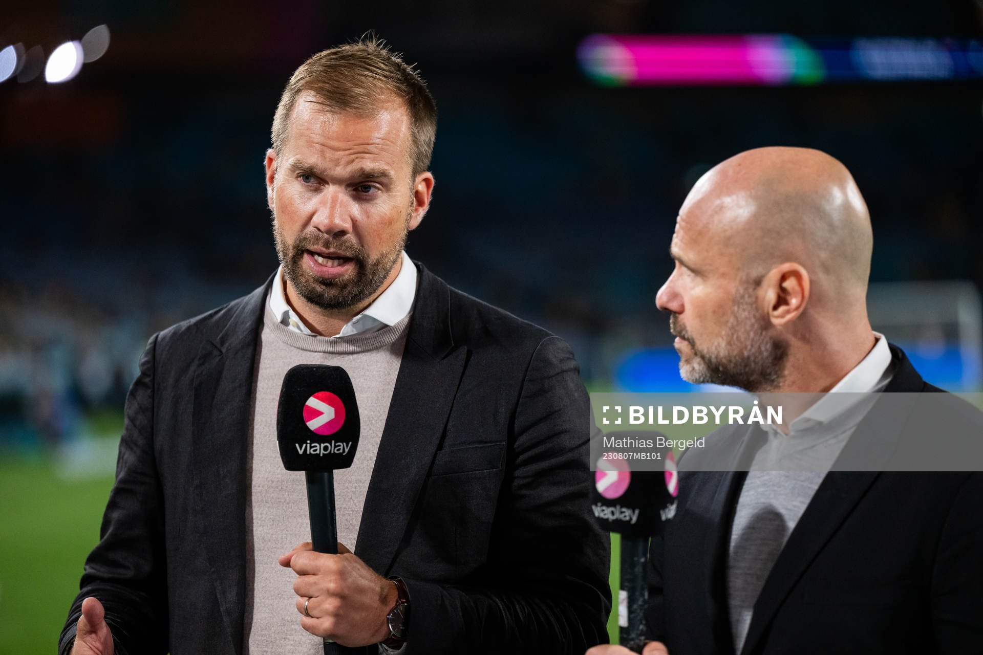 Pär Lagerström och Claes Andersson of Swedish broadcaster