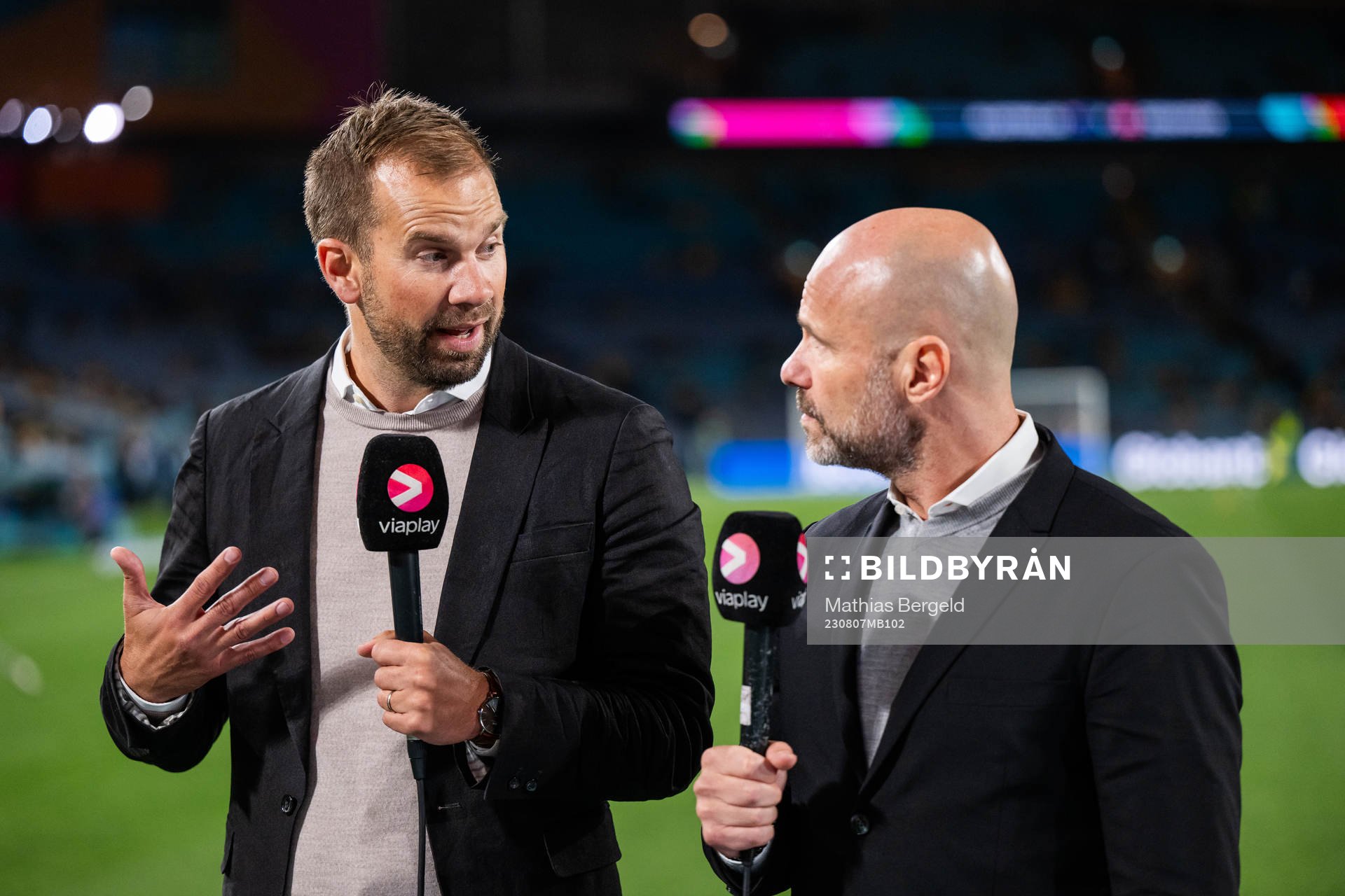 Pär Lagerström och Claes Andersson of Swedish broadcaster
