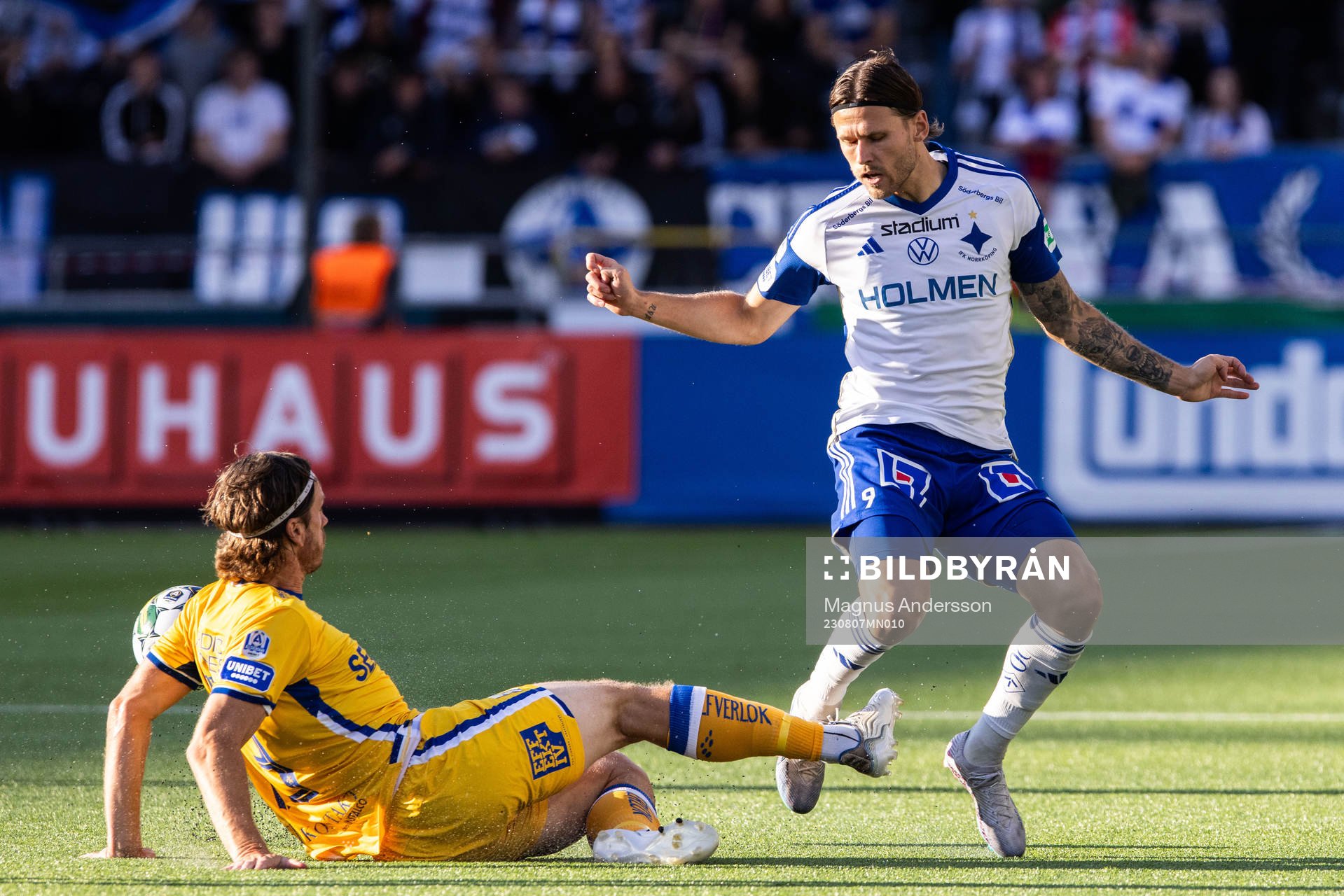 IFK Göteborgs Gustav Svensson och IFK Norrköpings Arnor