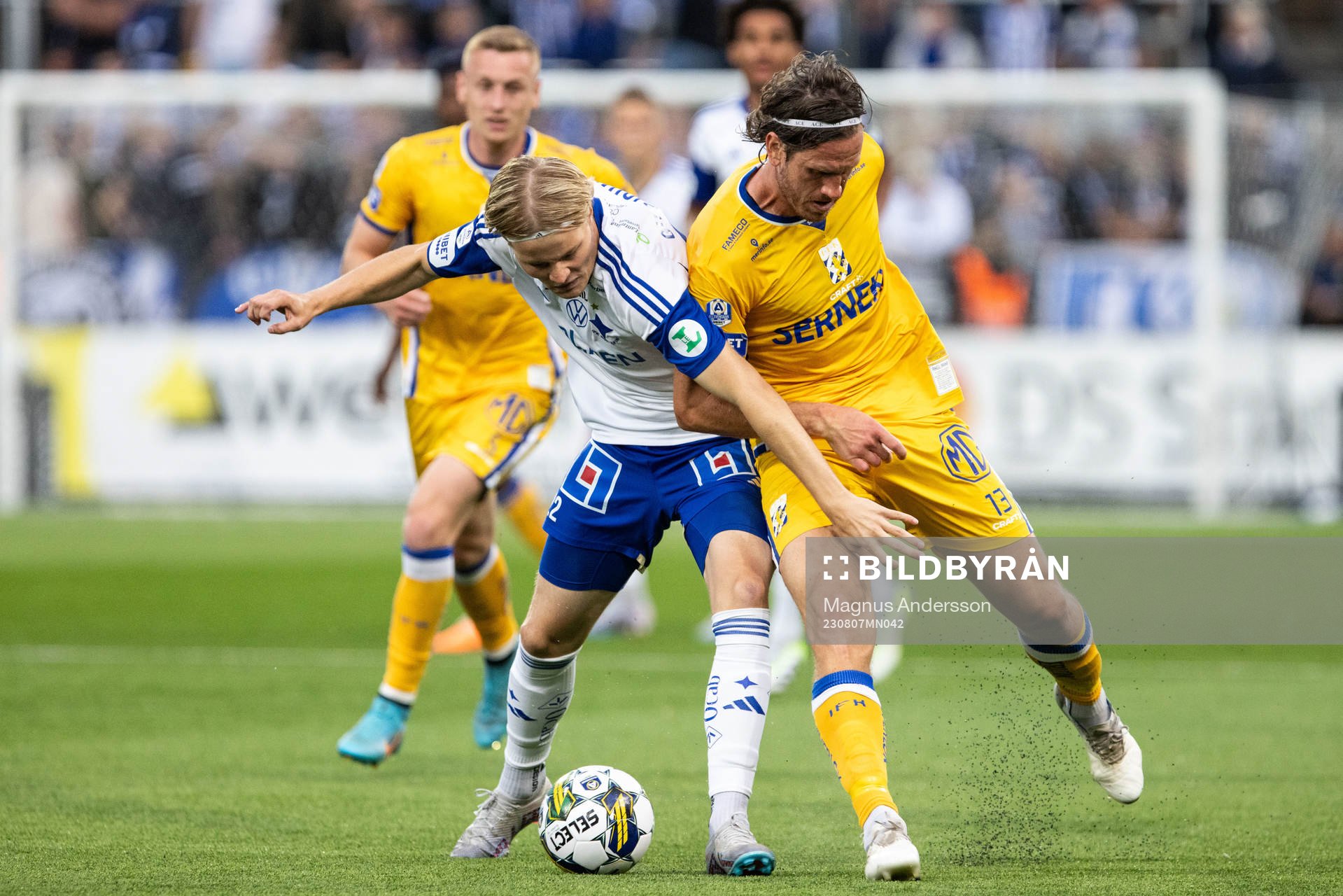 IFK Norrköpings Andri Lucas Gudjohnsen och IFK Göteborgs