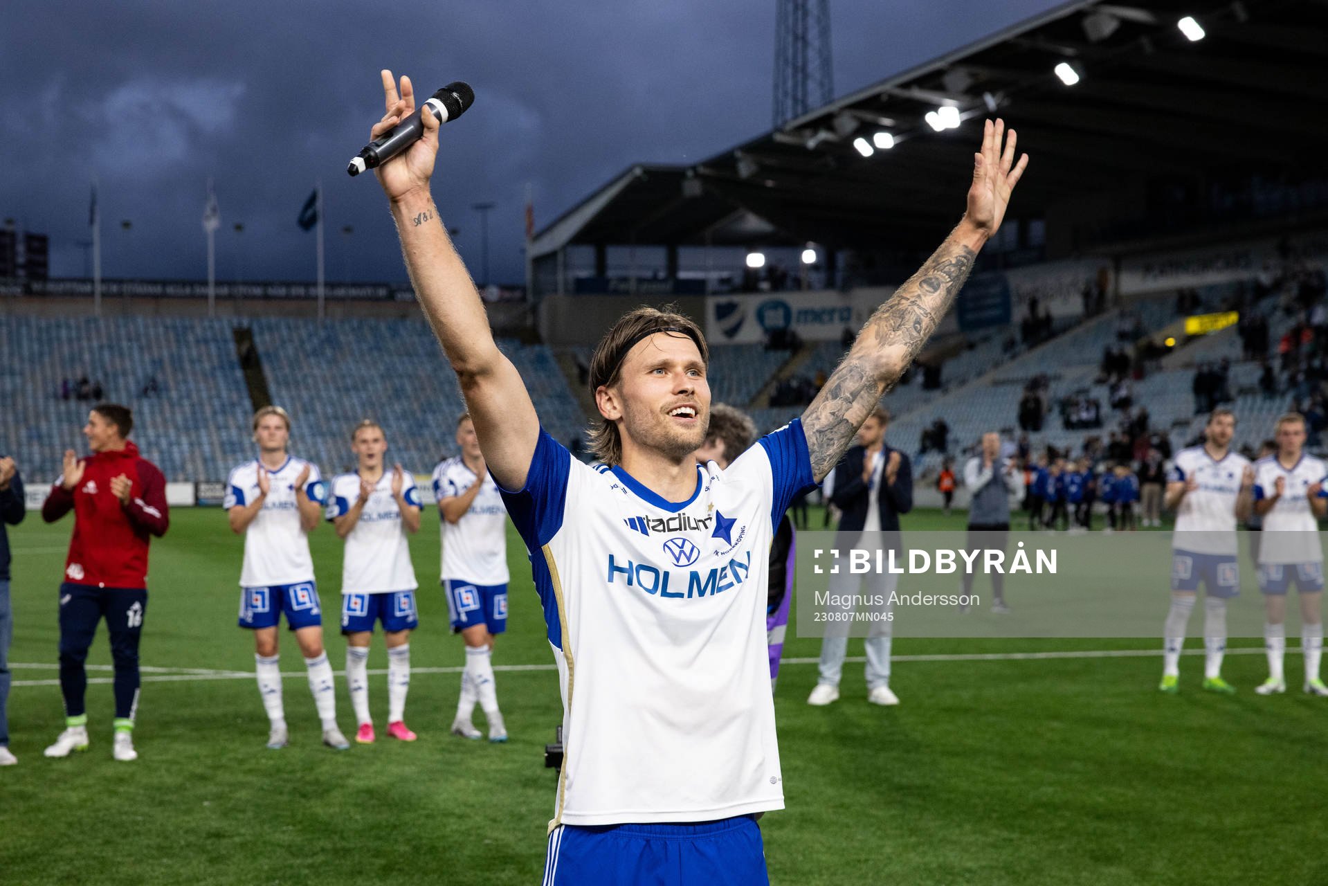 IFK Norrköpings Arnor Traustason jublar
