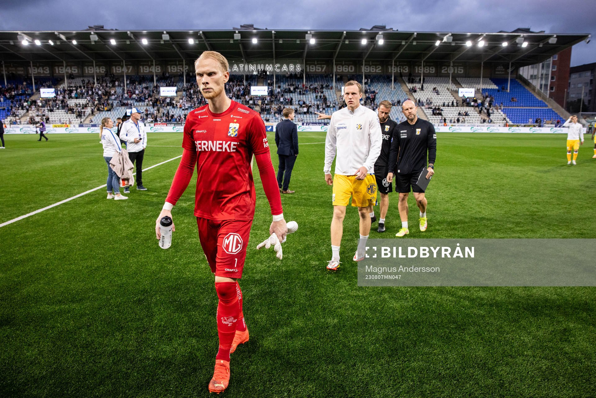 IFK Göteborgs målvakt Pontus Dahlberg och Adam Carlén