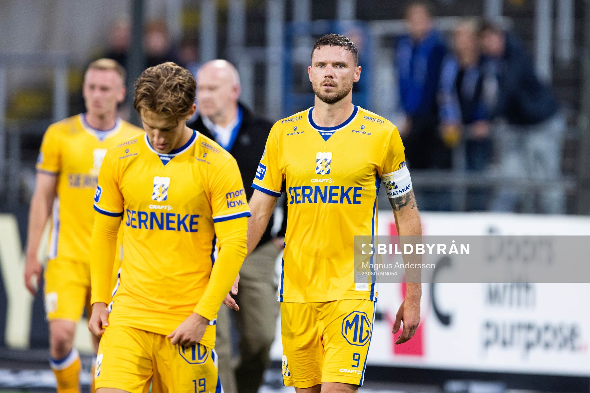 IFK Göteborgs Arbnor Mucolli och Marcus Berg deppar