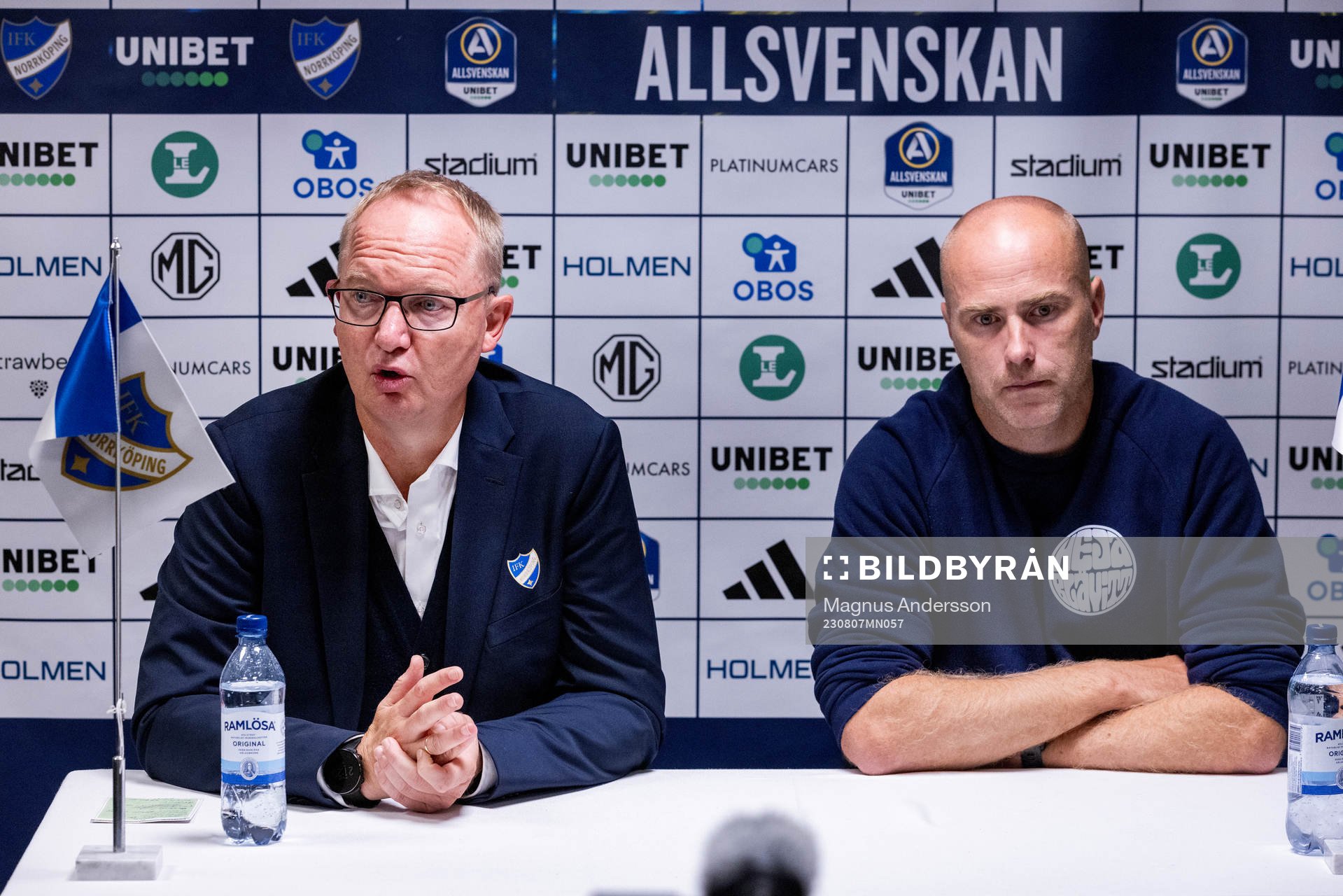 Norrköpings tränare Glen Riddersholm och IFK Göteborgs