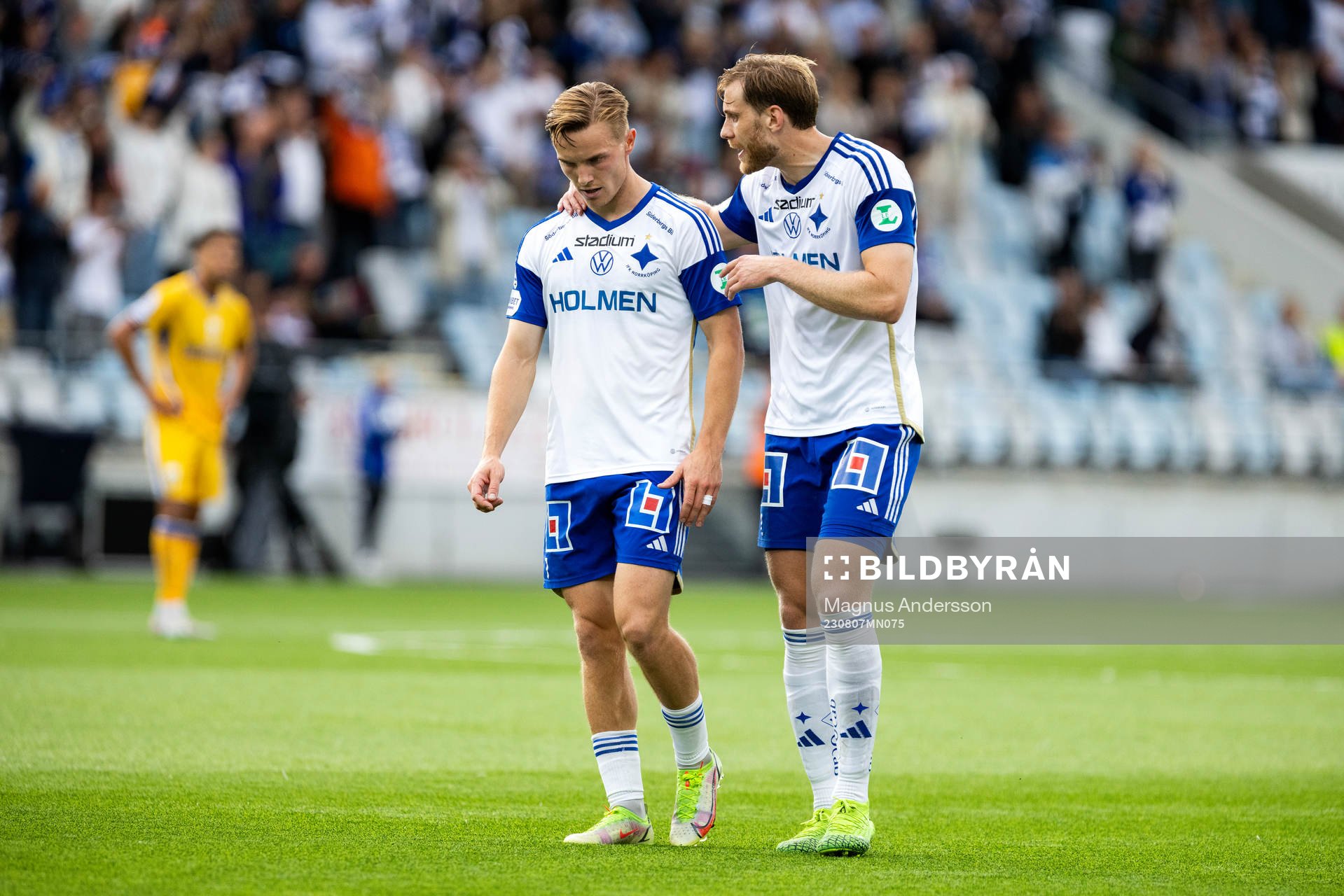 IFK Norrköpings Jacob Ortmark och Niklas Gunnarsson