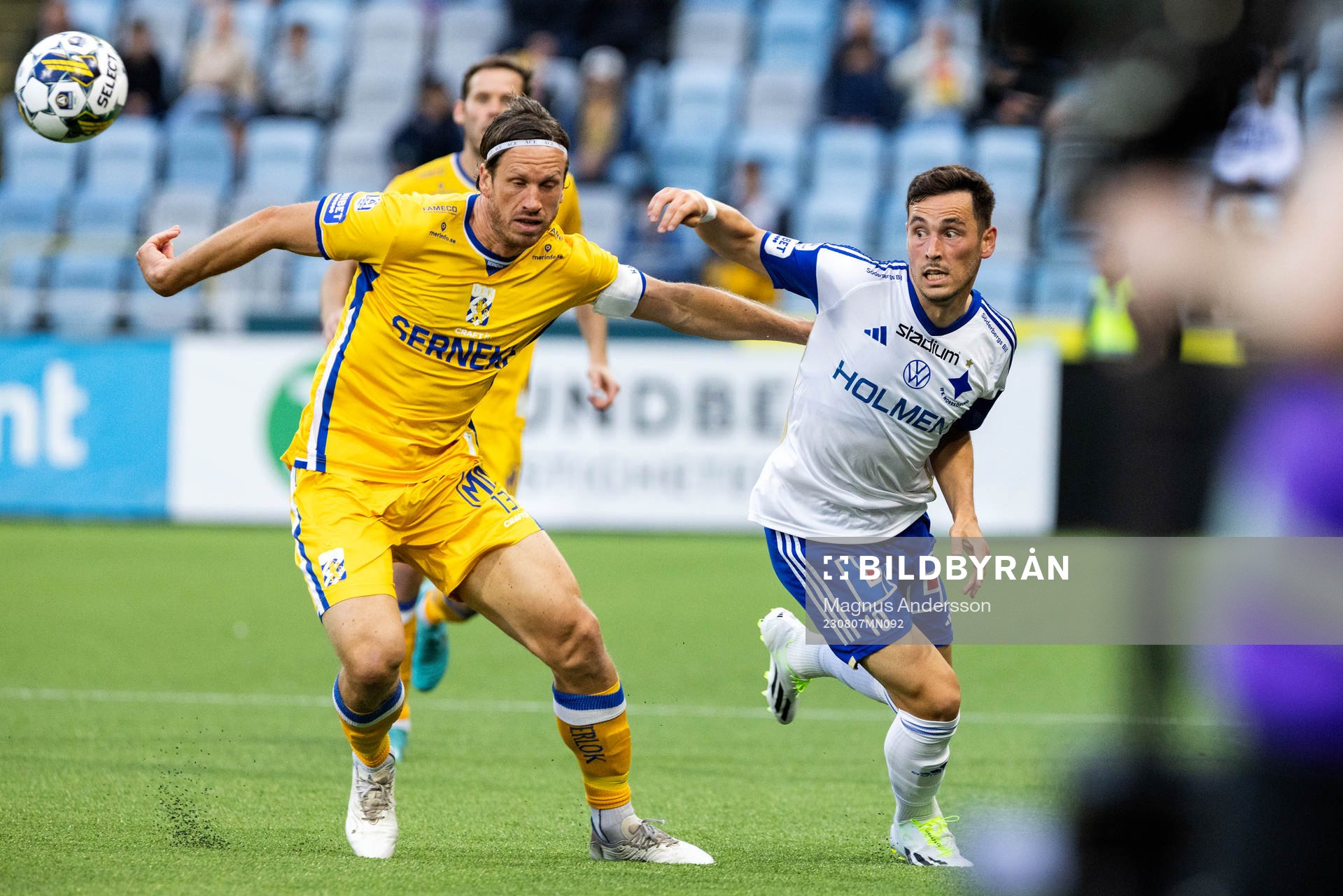 IFK Göteborgs Gustav Svensson och IFK Norrköpings Vito