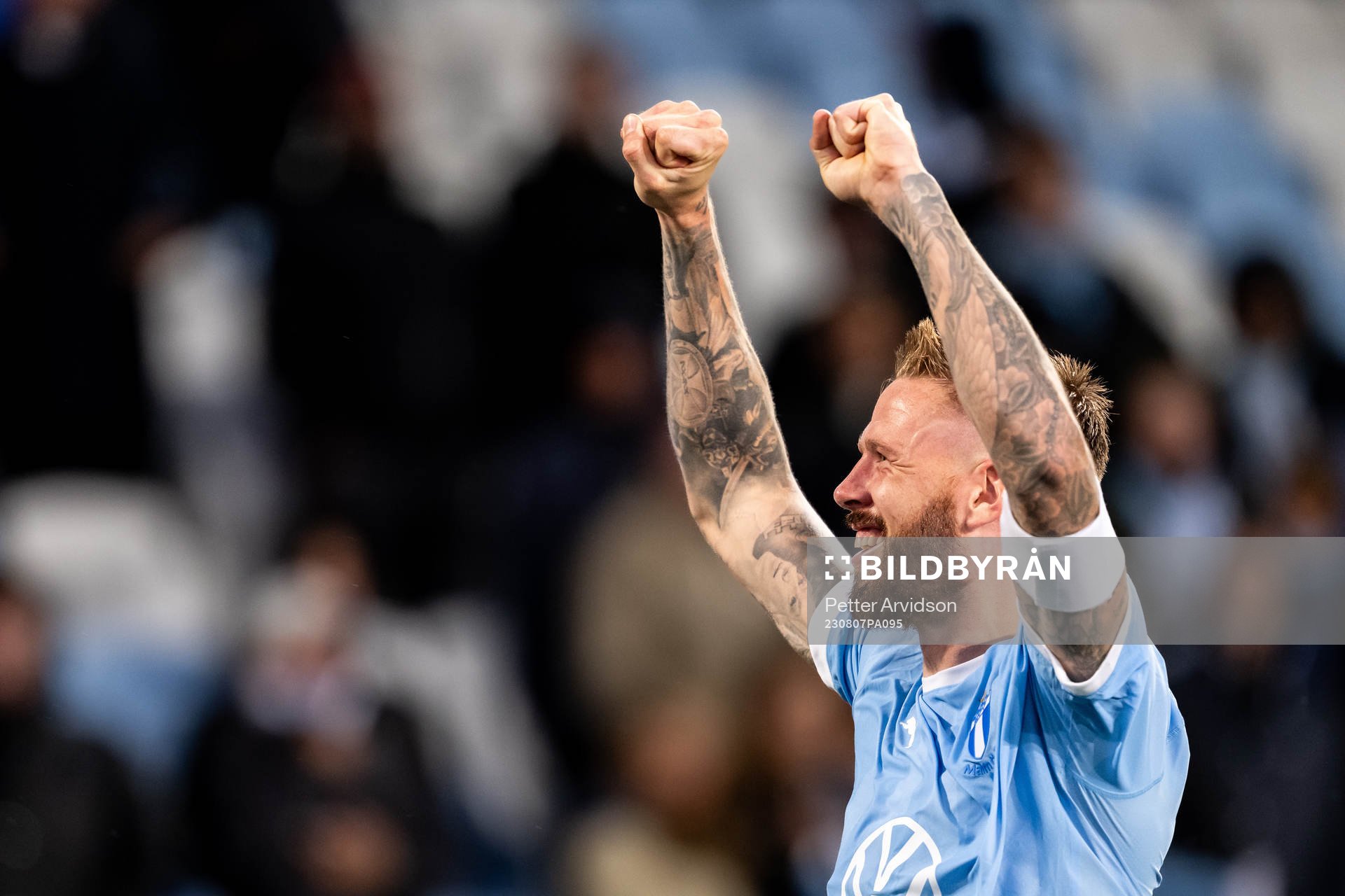 Malmö FFs Pontus Jansson jublar