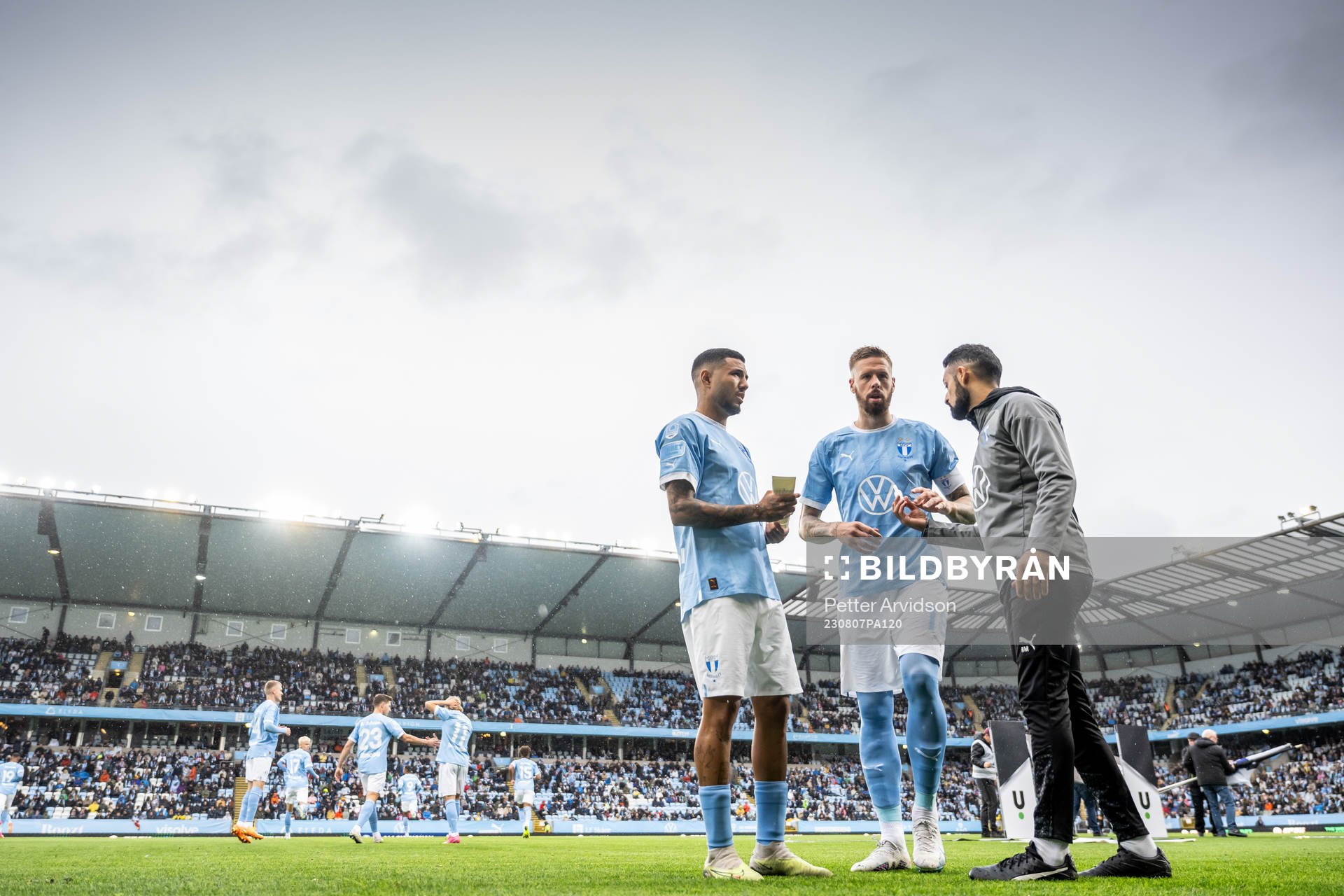 Malmö FFs Sergio Pena och Pontus Jansson