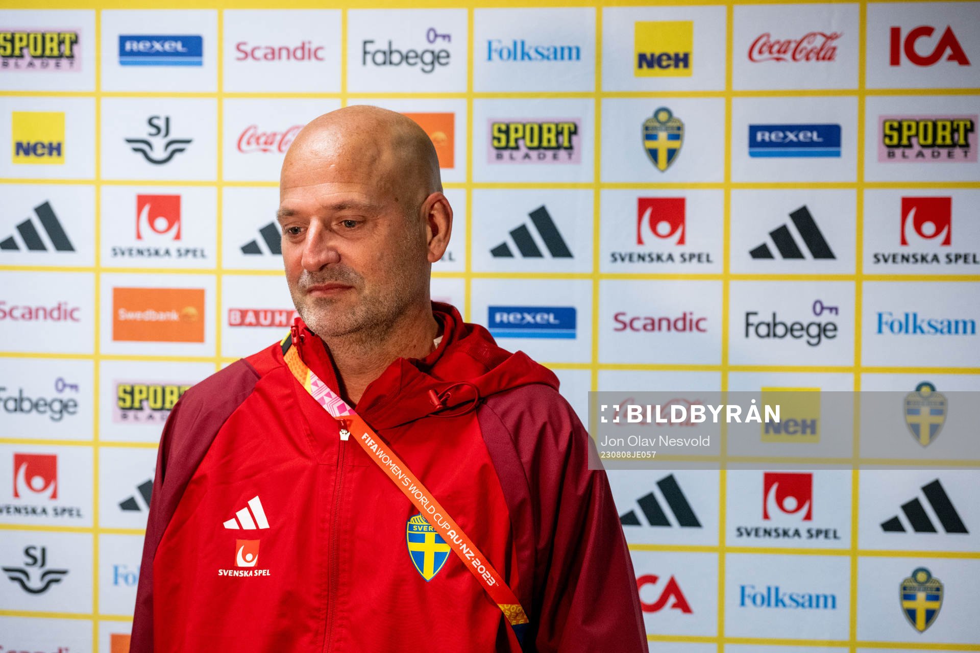 Assistant coach Magnus Wikman of the Swedish women's