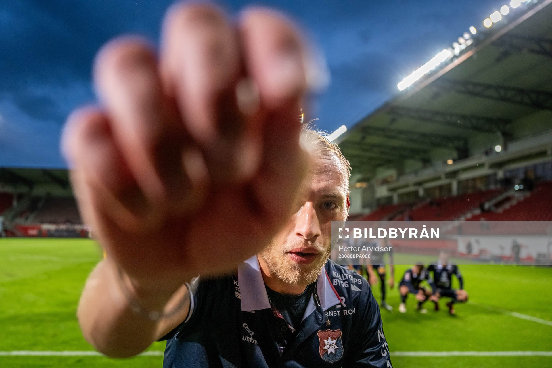 Örgrytes Villiam Dahlström jublar