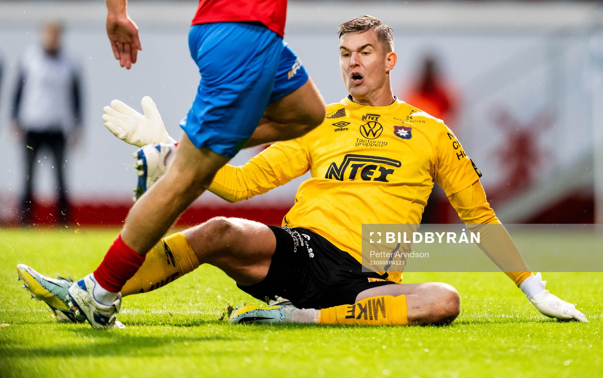 Örgrytes målvakt Mathias Nilsson