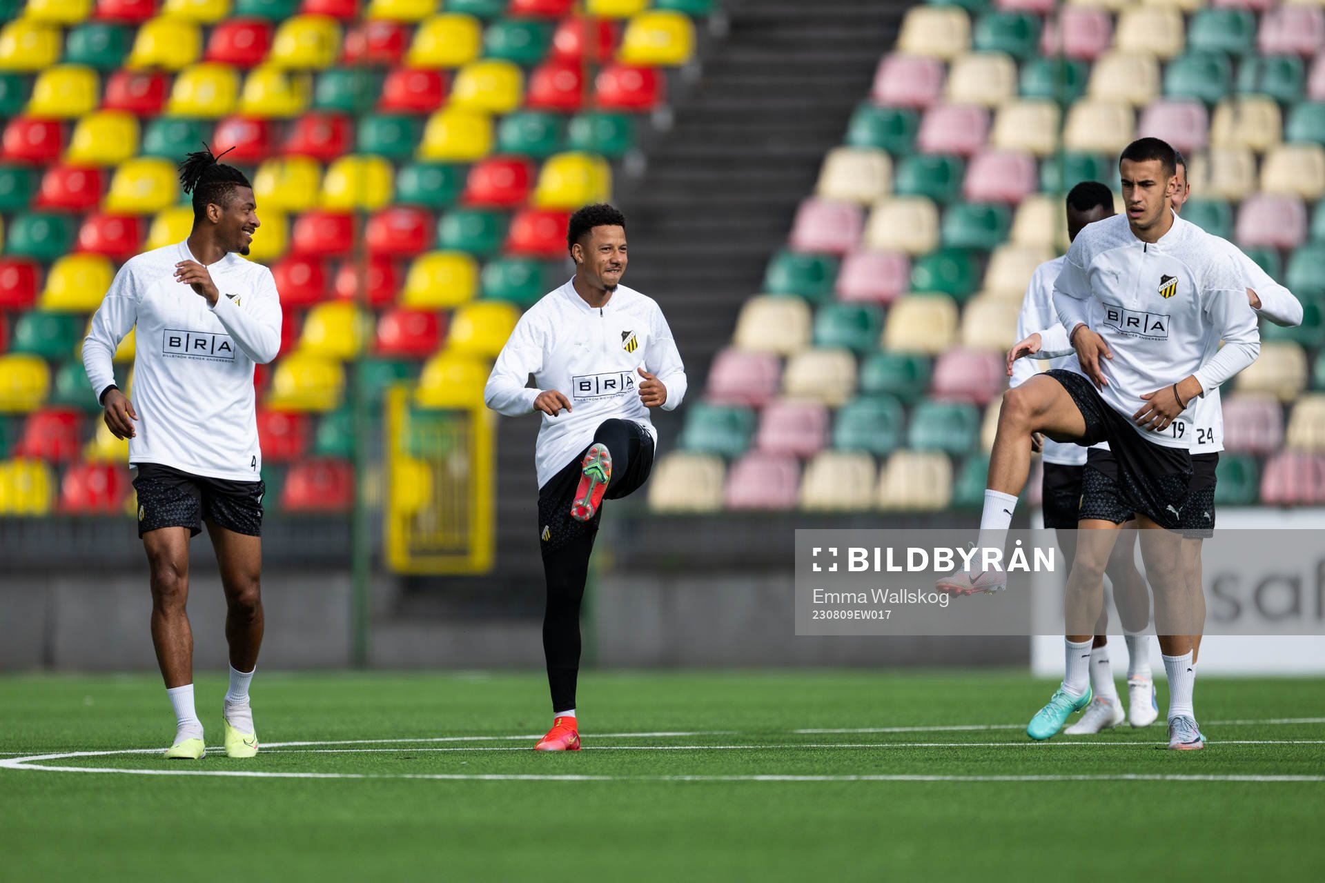 Franklin Degaulle Tebo Uchenna, Tobias Sana and Srdjan