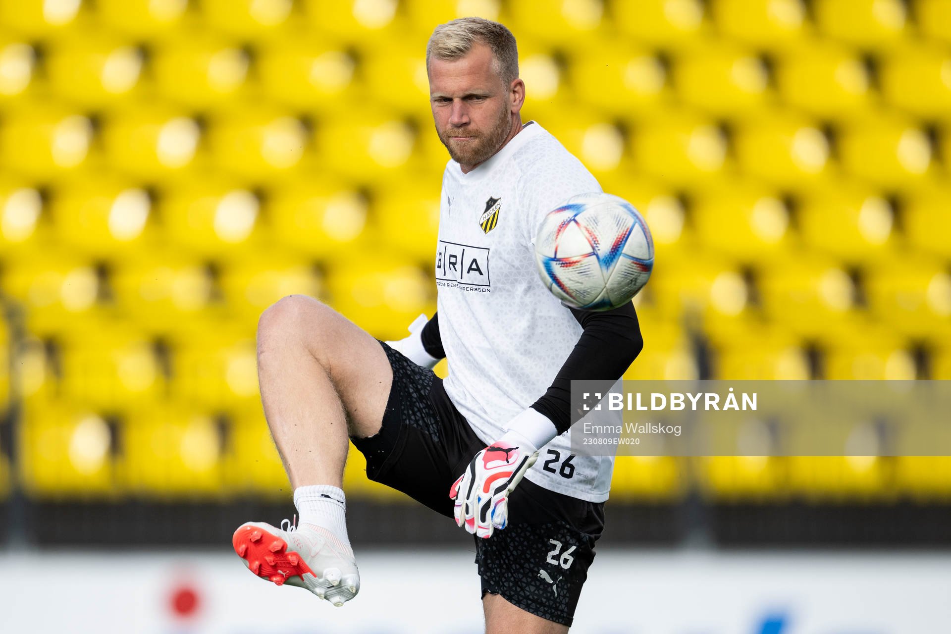 Goalkeeper Peter Abrahamsson