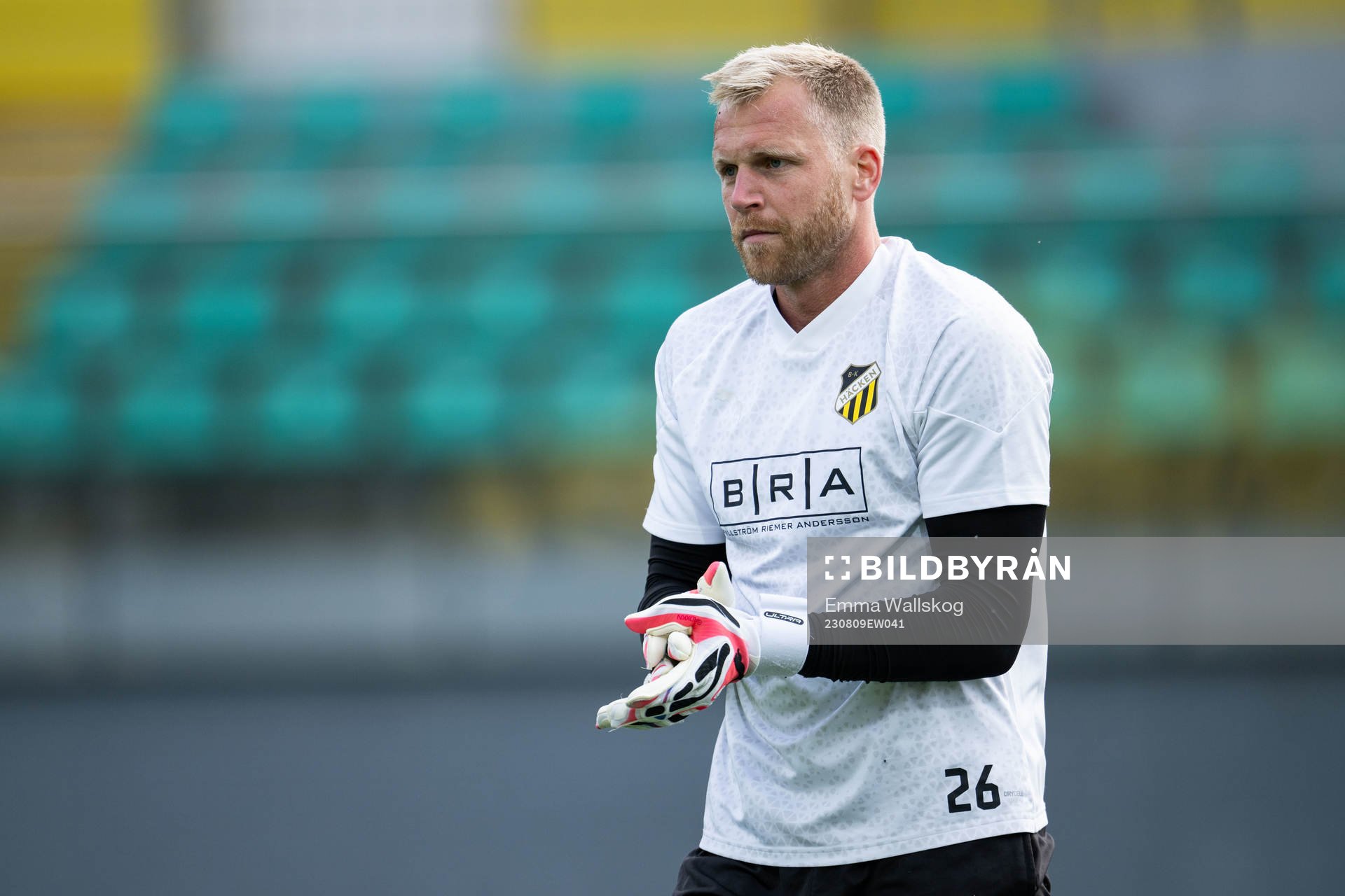 Goalkeeper Peter Abrahamsson