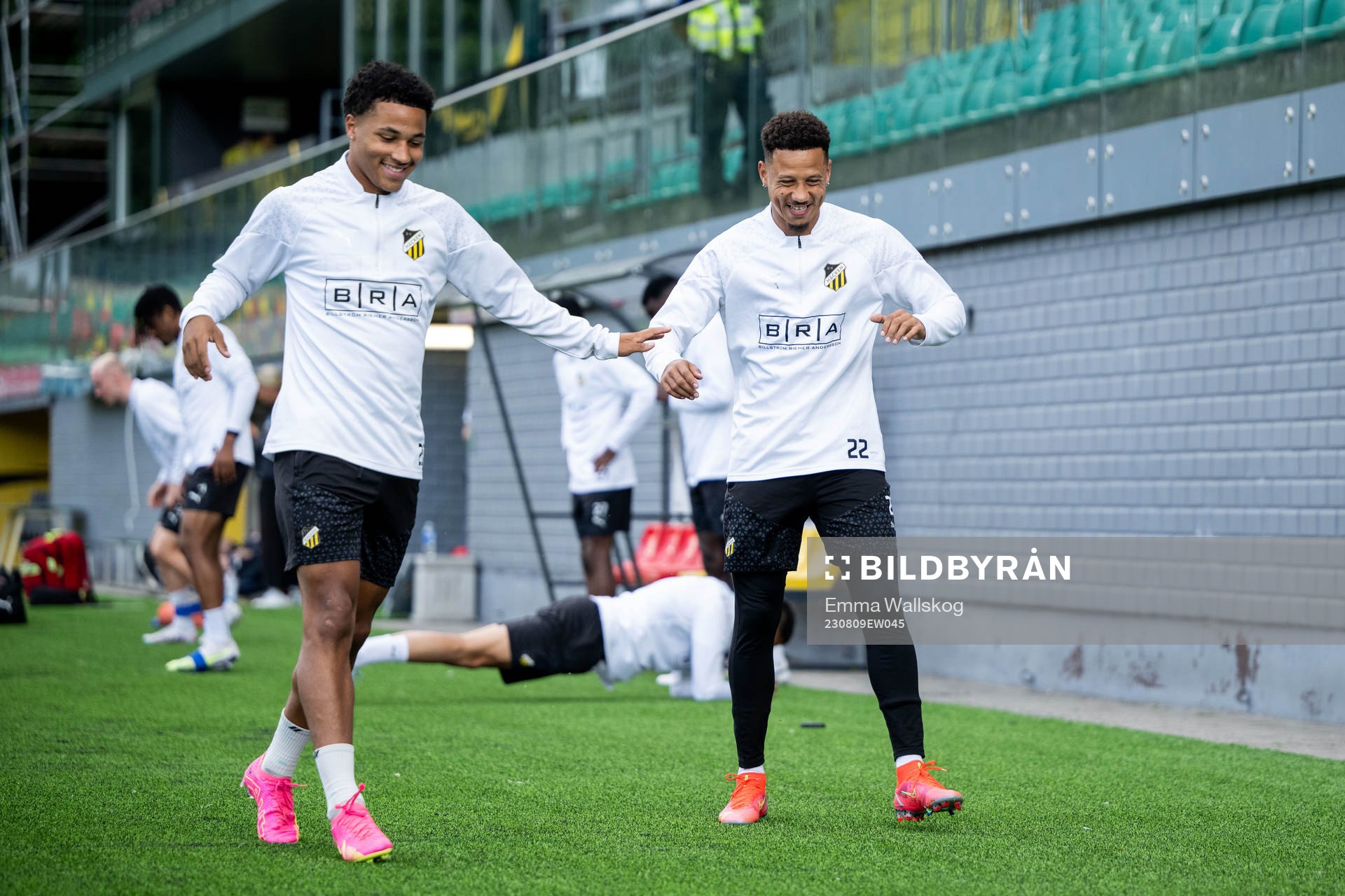 Momodou Lamin Sonko and Tobias Sana