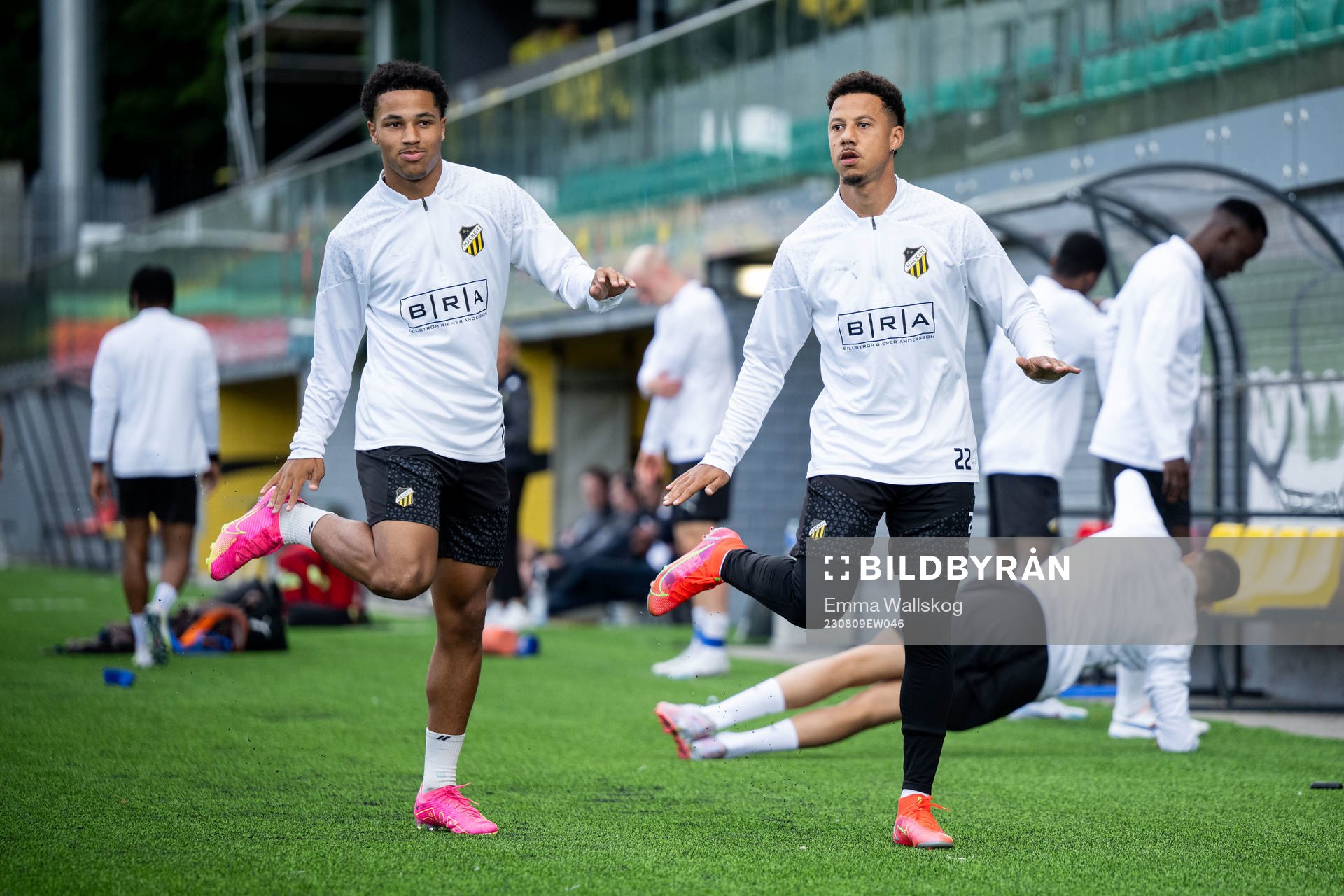 Momodou Lamin Sonko and Tobias Sana