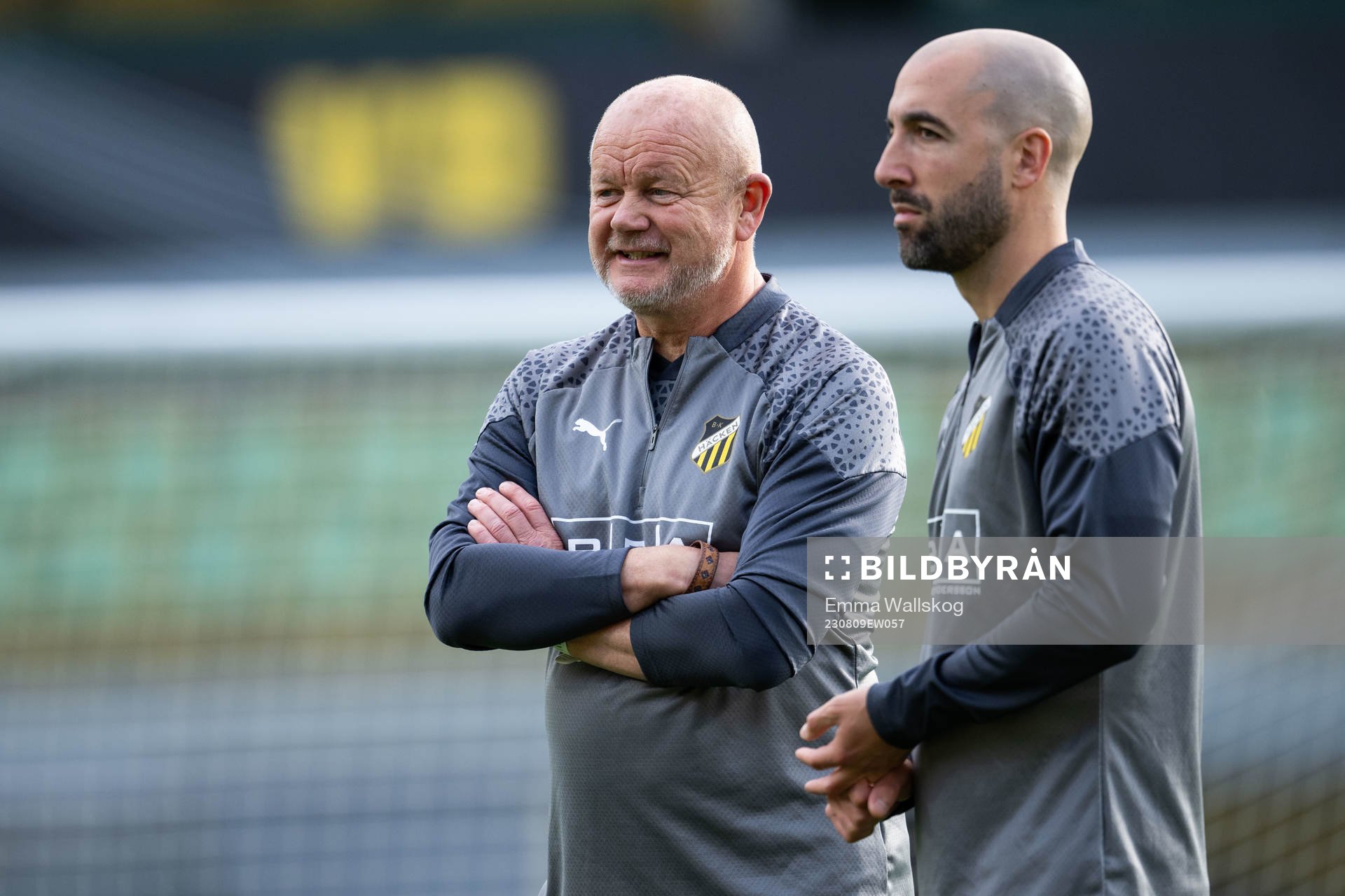 Per-Mathias Høgmo, head coach and Martin Foyston,