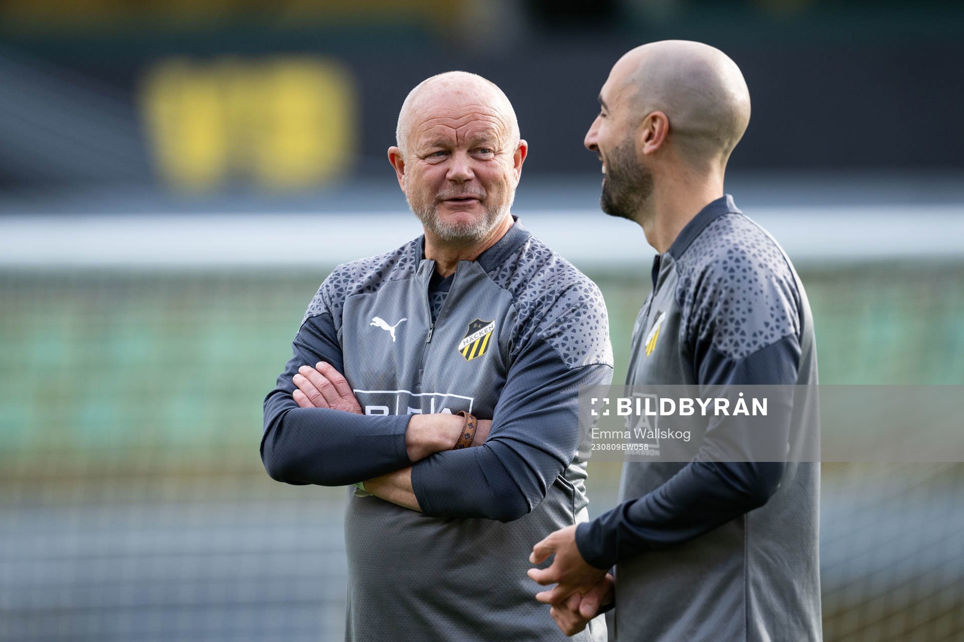 Per-Mathias Høgmo, head coach and Martin Foyston,