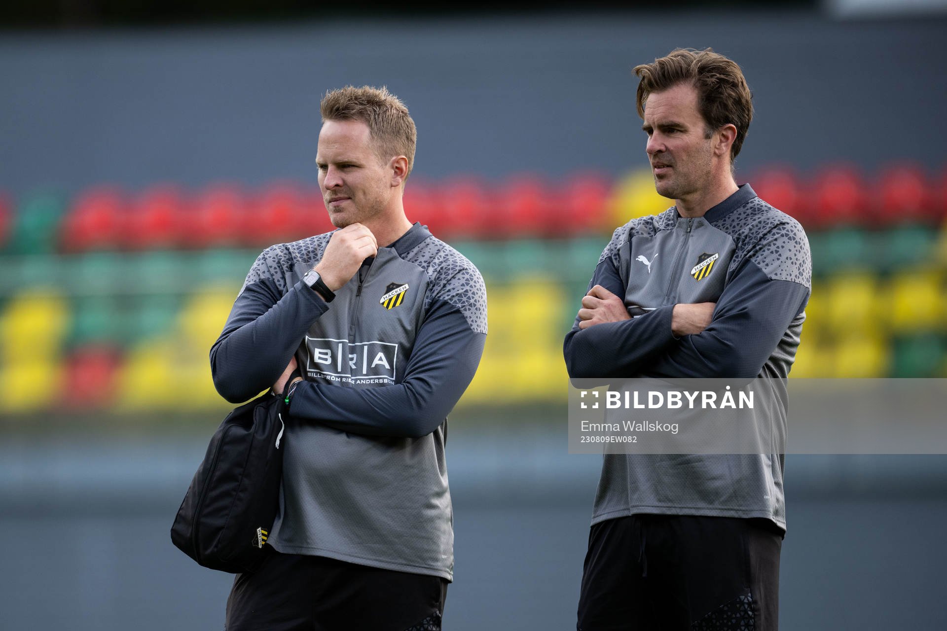 Physio Martin Bolmér and medical doctor Henrik Eriksson