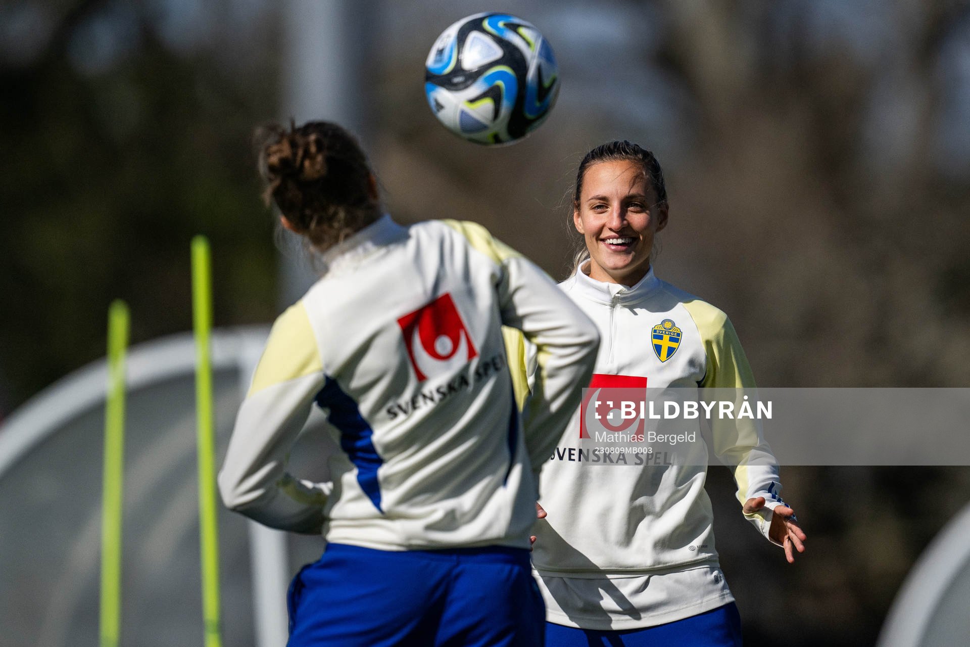 Nathalie Björn of the Swedish women's national football