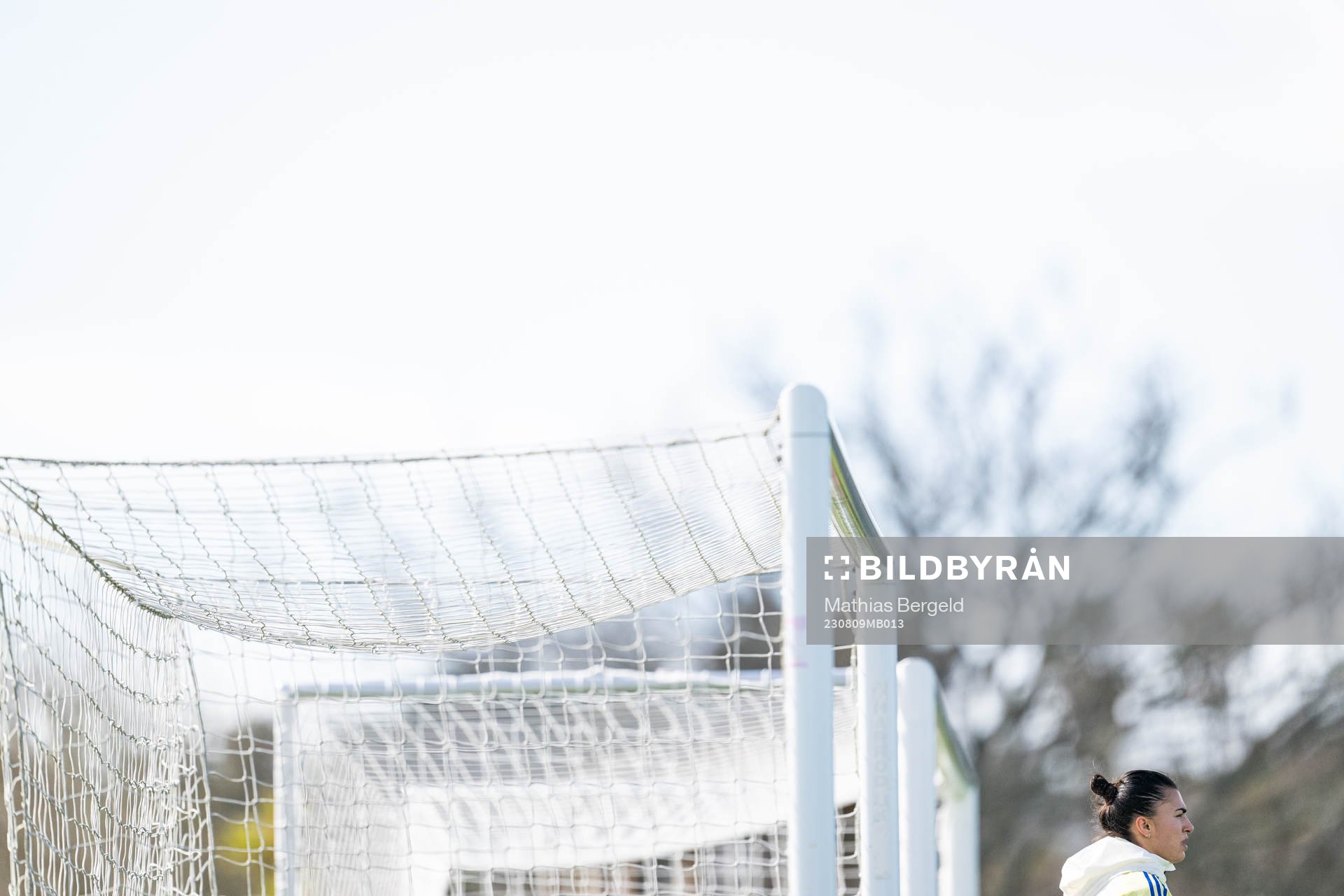 Goalkeeper Zecira Musovic of the Swedish women's national