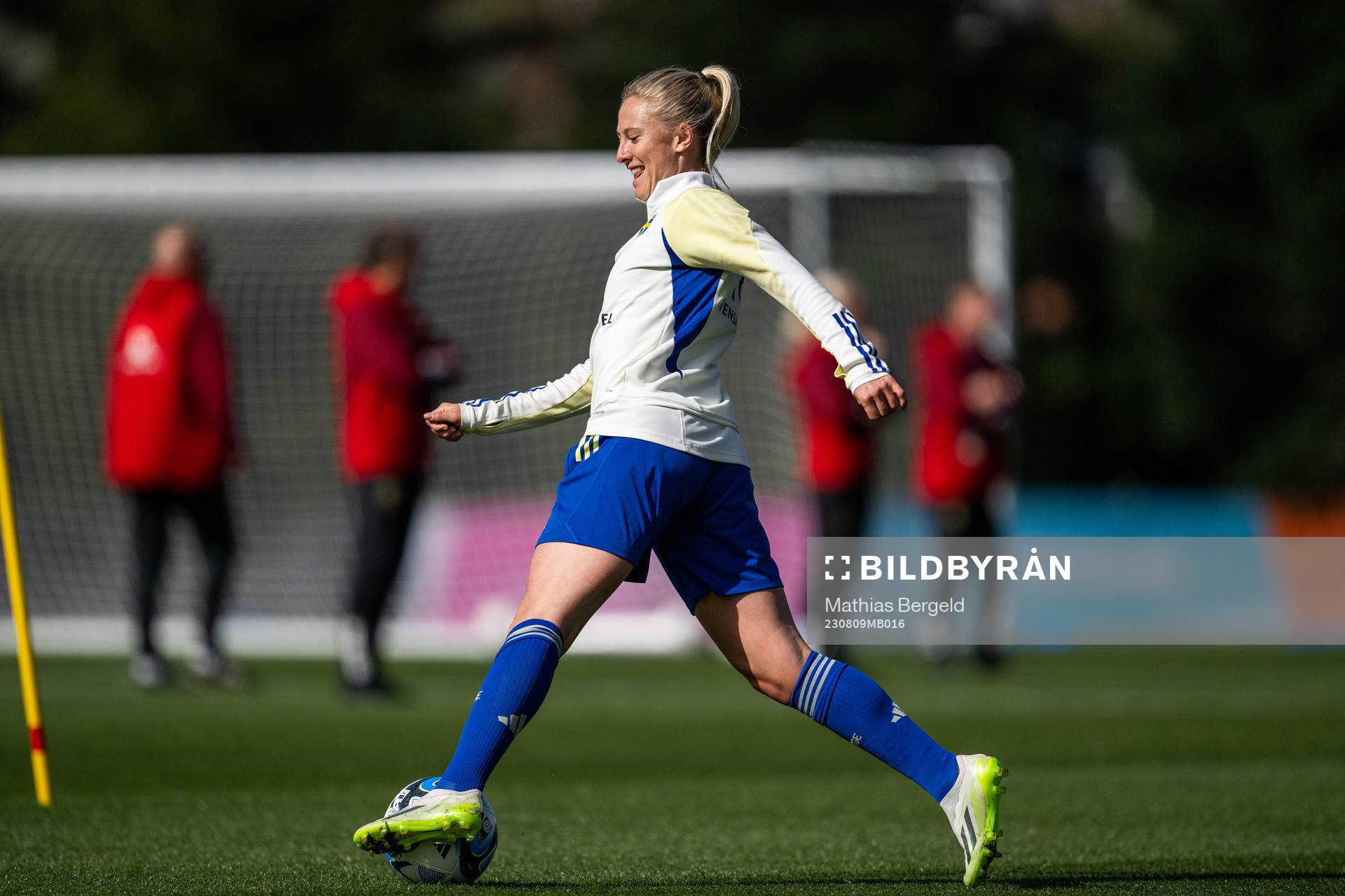 Rebecka Blomqvist of the Swedish women's national football