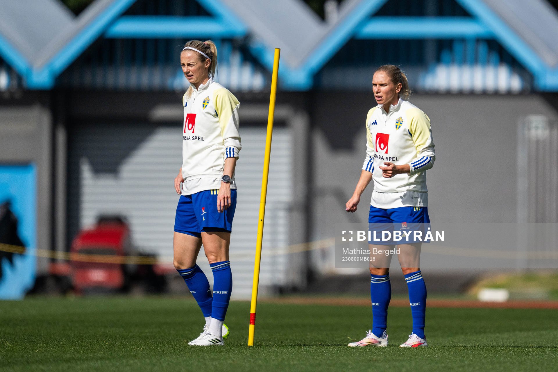 Amanda Ilestedt and Jonna Andersson of the Swedish women's