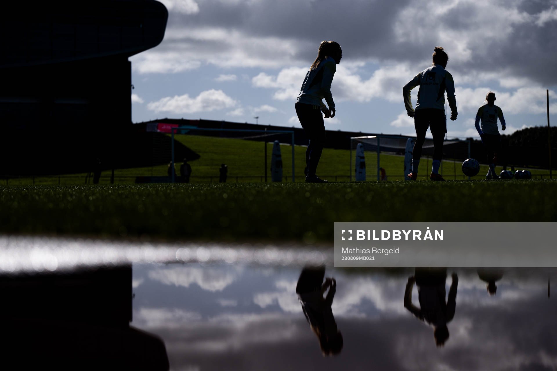 Elin Rubensson and Nathalie Björn of the Swedish women's