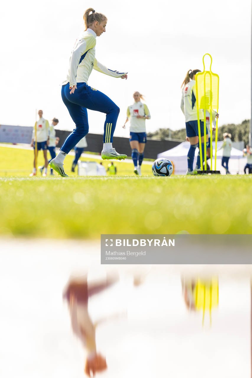 Sofia Jakobsson of the Swedish women's national football