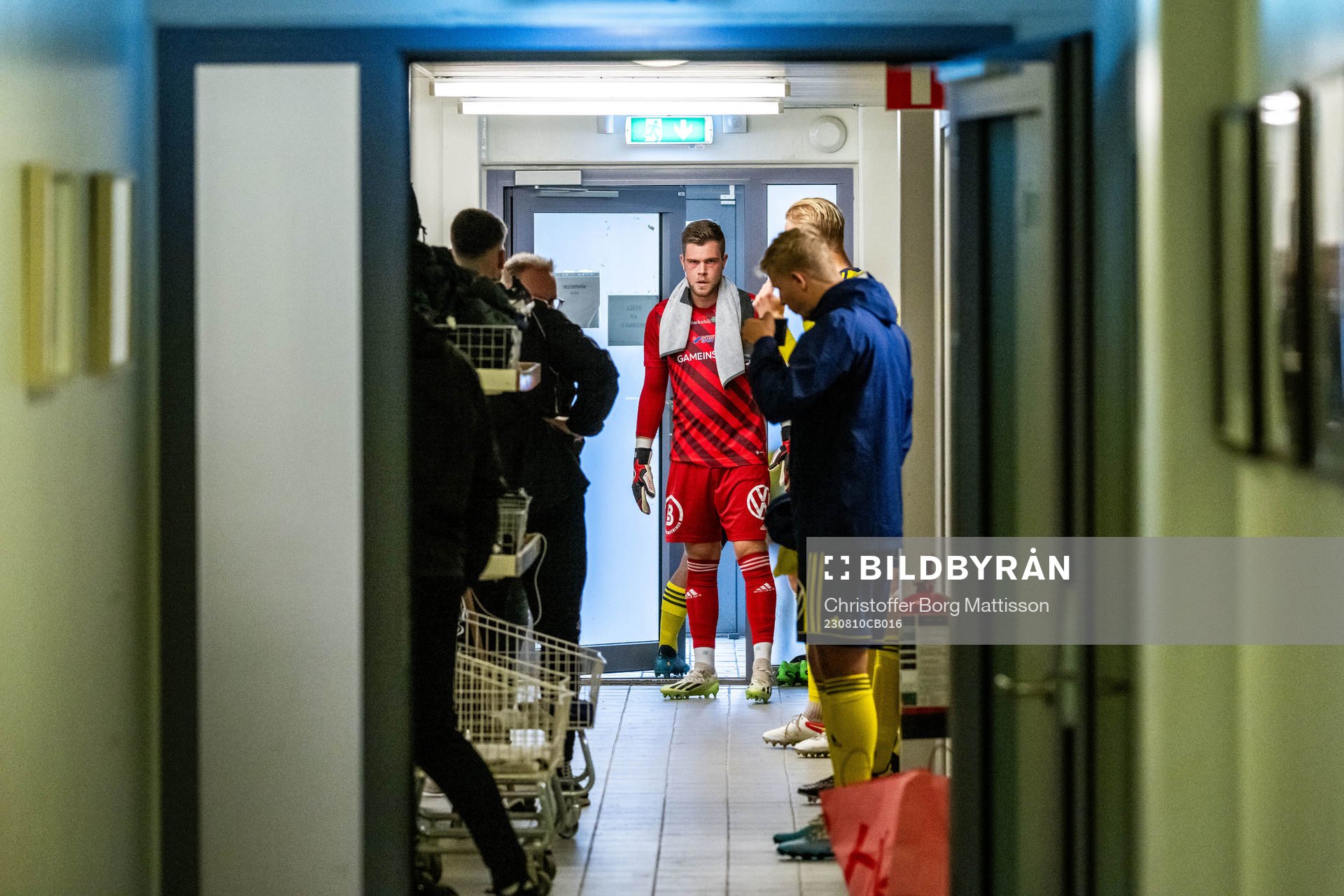 Ängelholms målvakt Robin Streifert