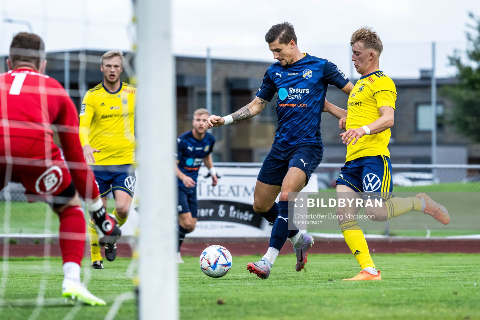 Eskilsminne IFs André Reinholdsson och Ängelholms Johan