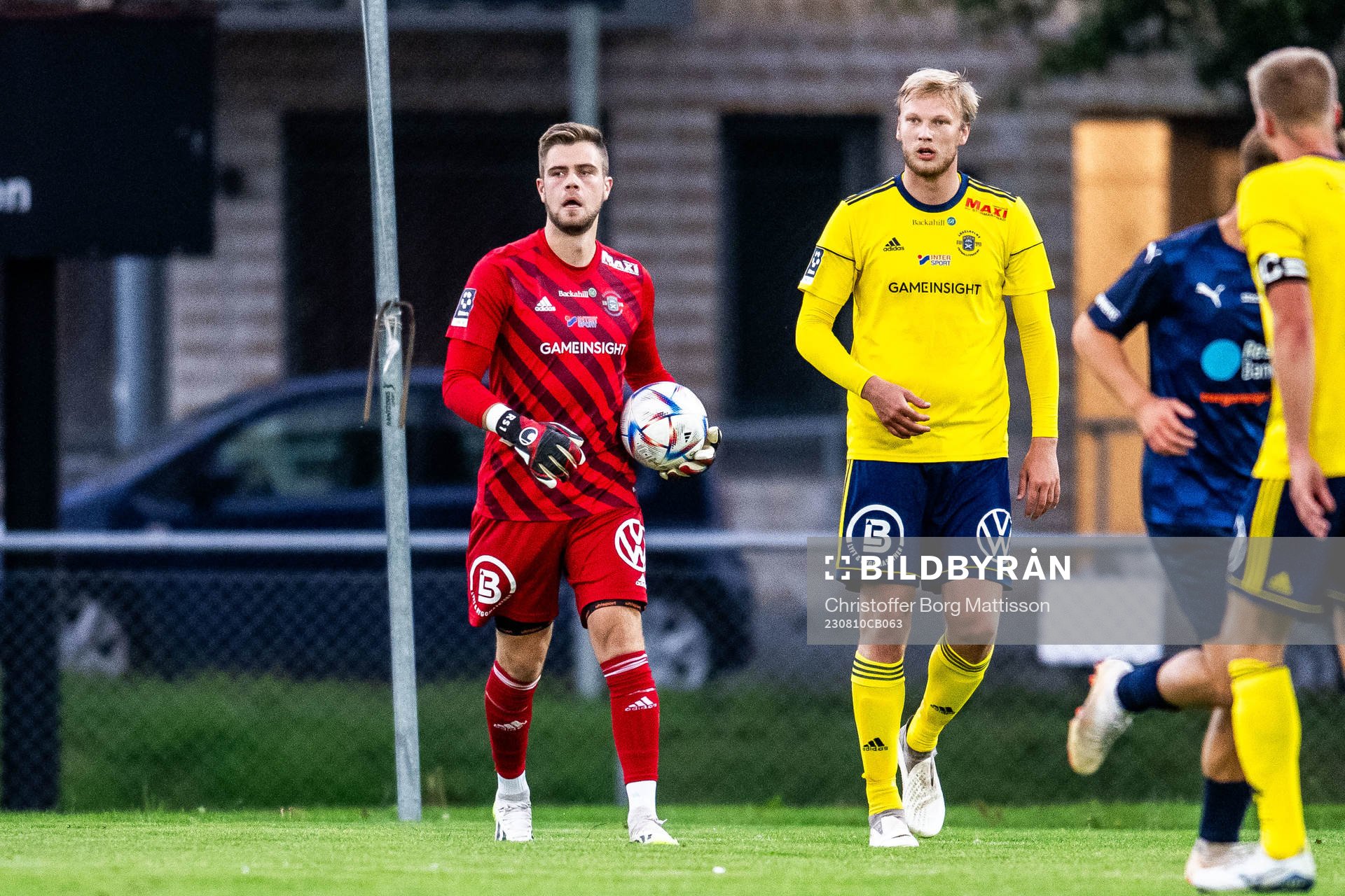 Ängelholms målvakt Robin Streifert