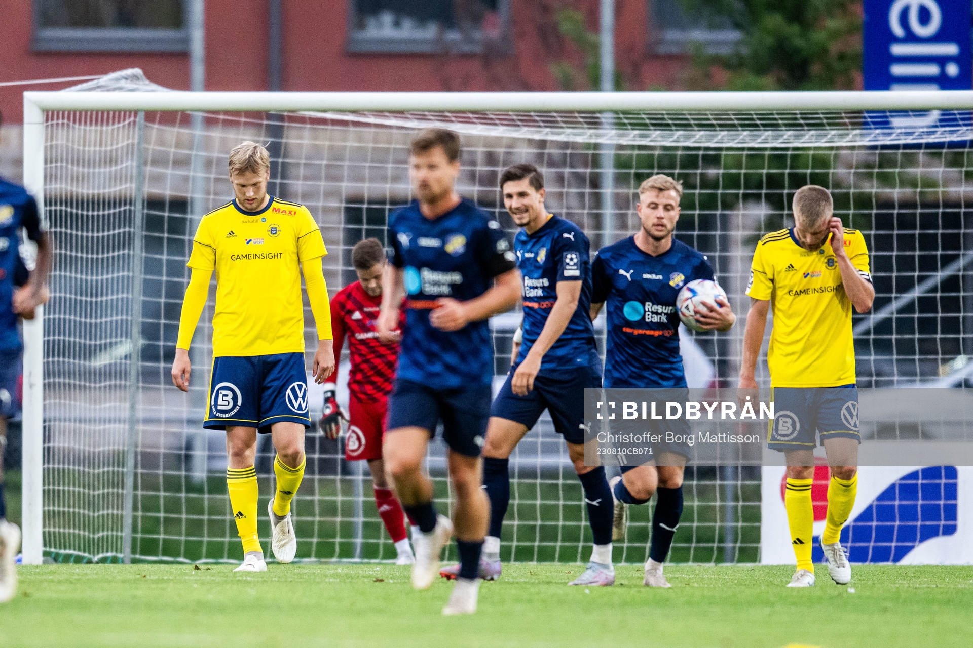 Ängelholms Alexander Kieffer och Robin Nilsson deppar