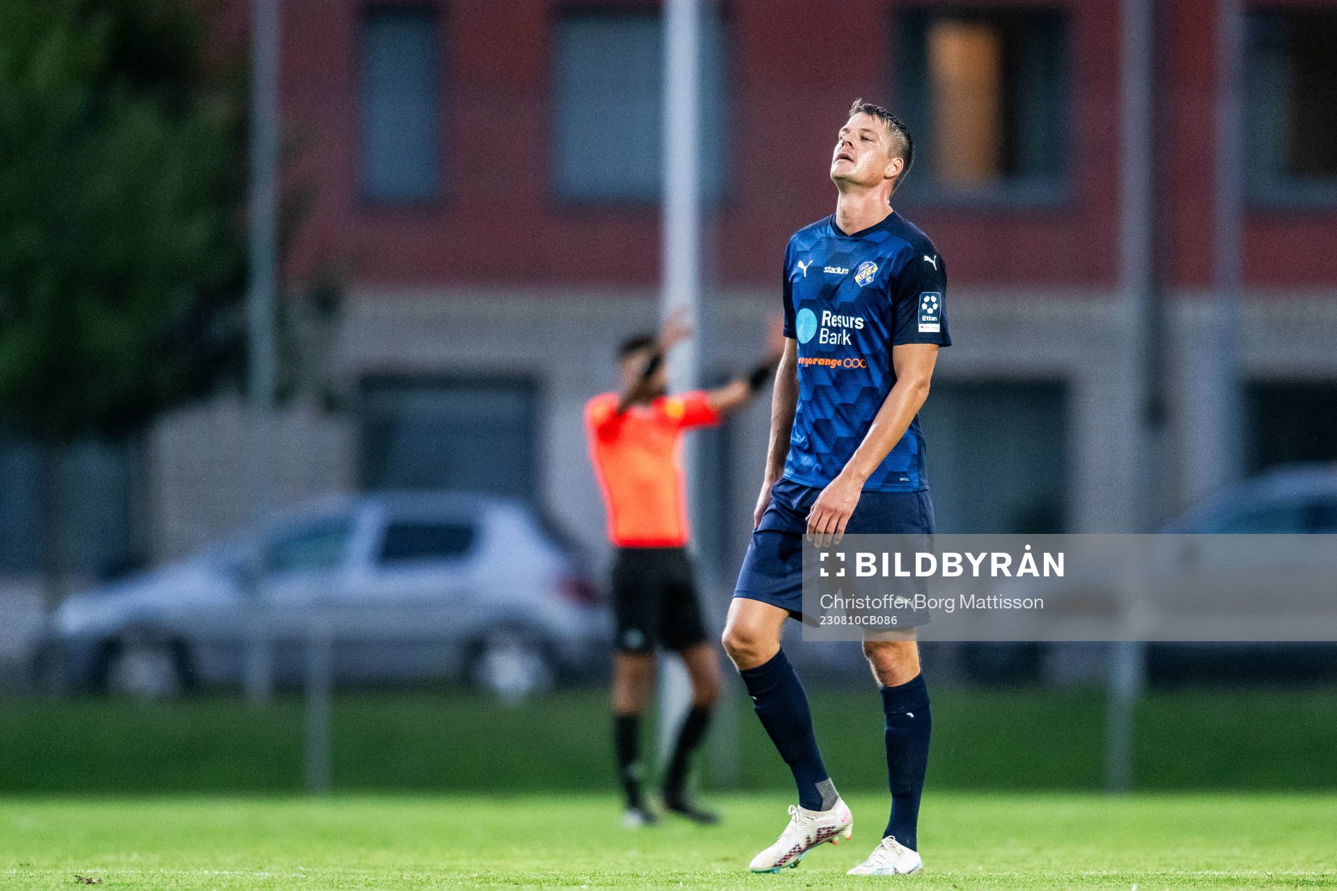 Eskilsminne IFs Fredrik Liverstam deppar