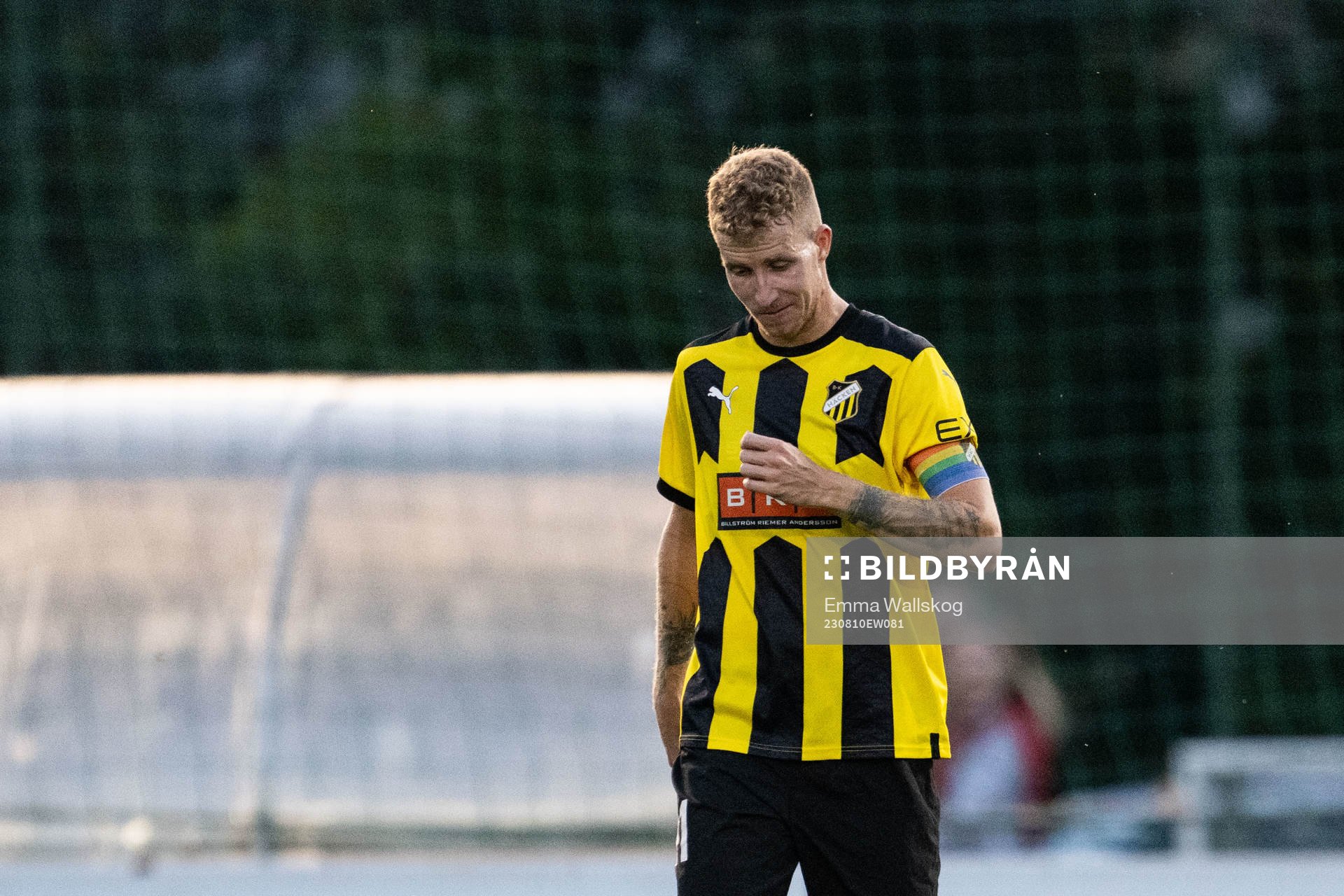 Samuel Gustafson of Häcken looks dejected