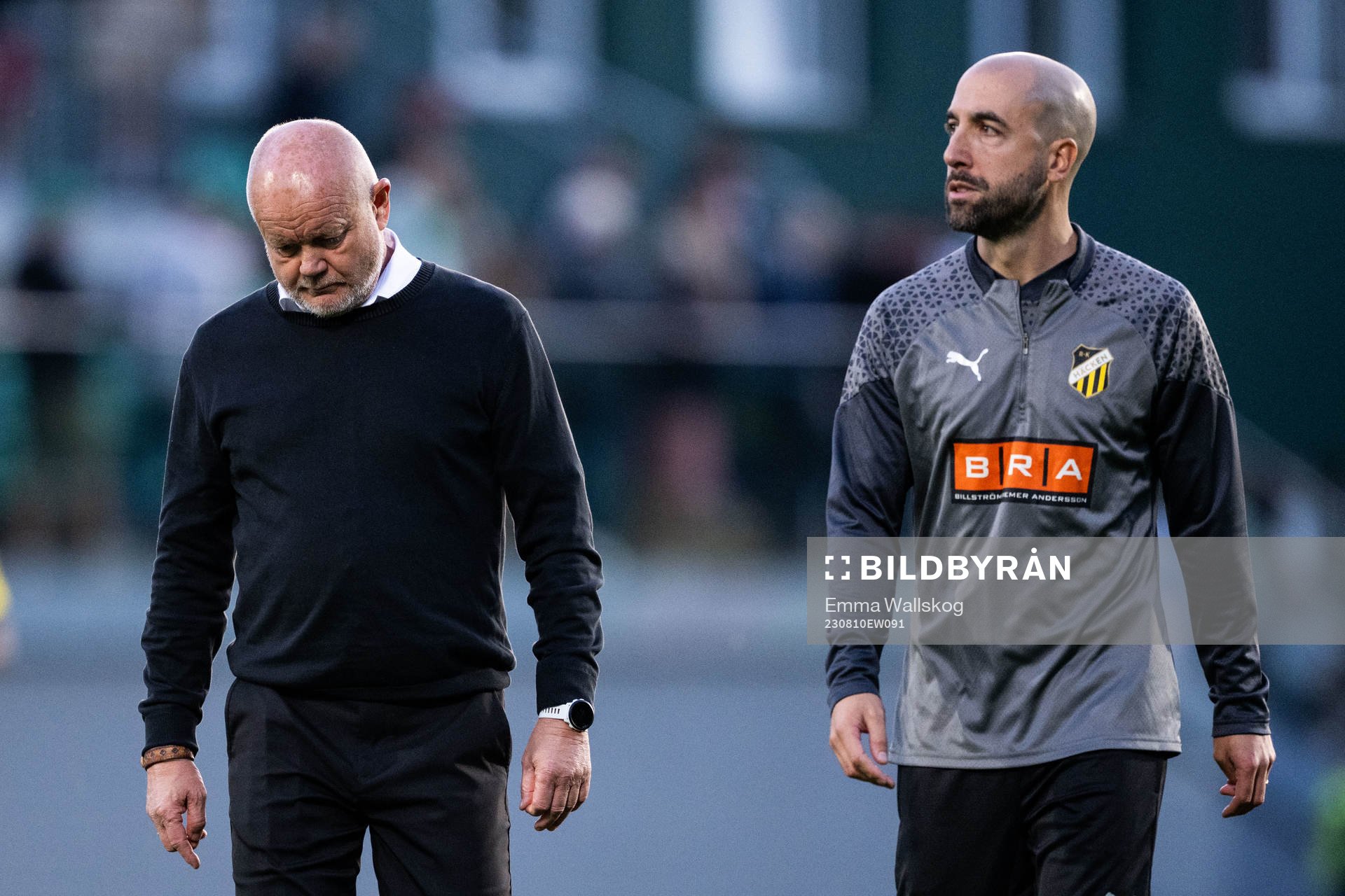 Per-Mathias Høgmo, head coach and Martin Foyston,