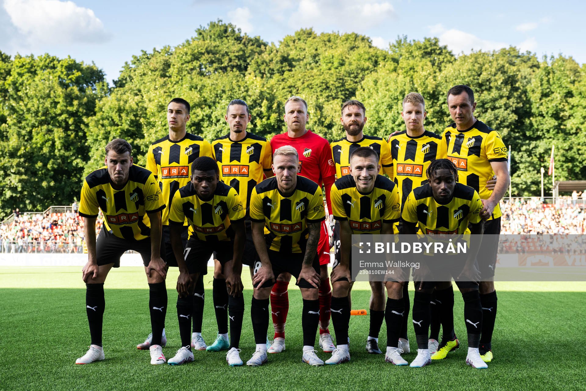 Srdjan Hrstic, Amor Layouni, goalkeeper Peter Abrahamsson,