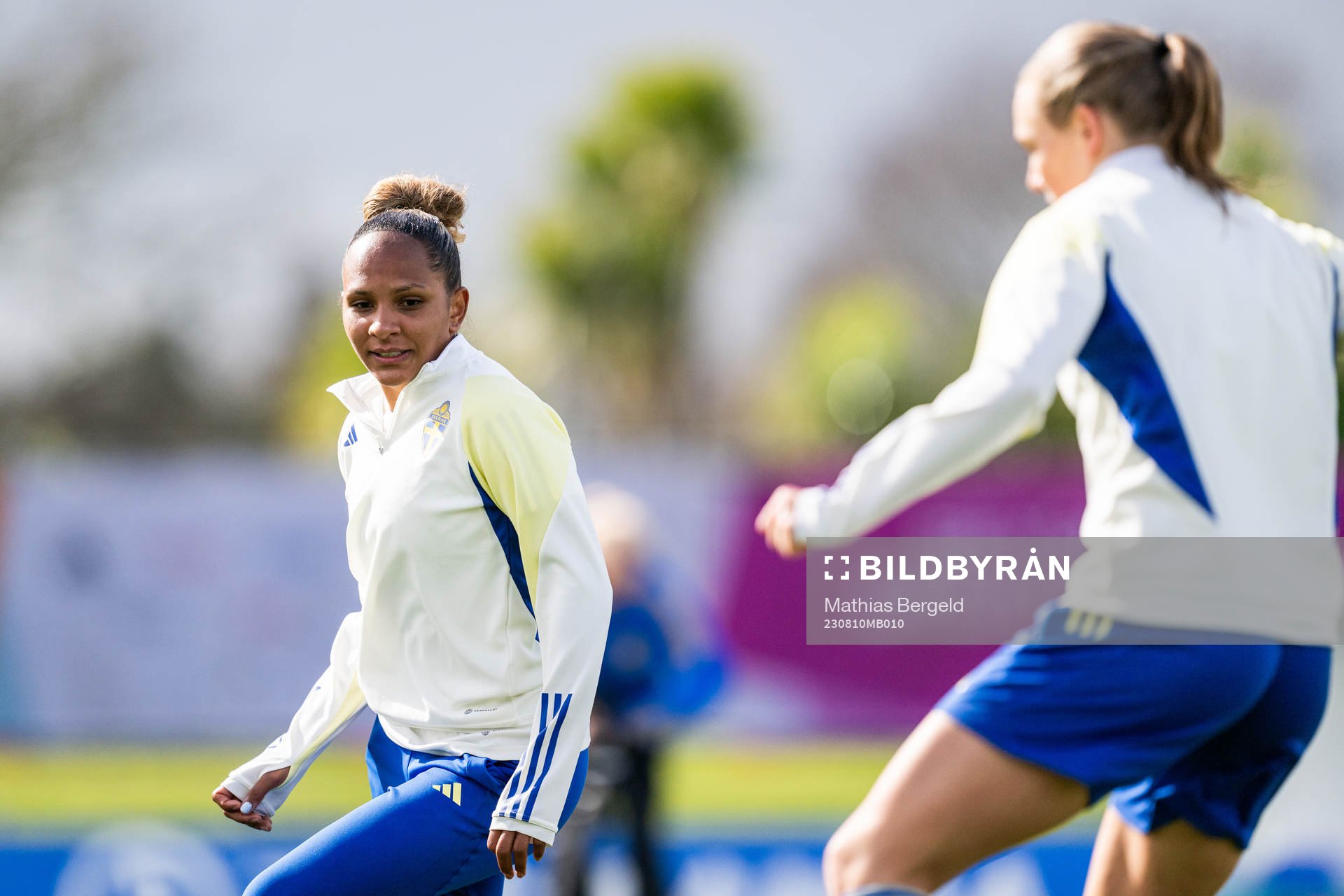 Madelen Janogy of the Swedish women's national football