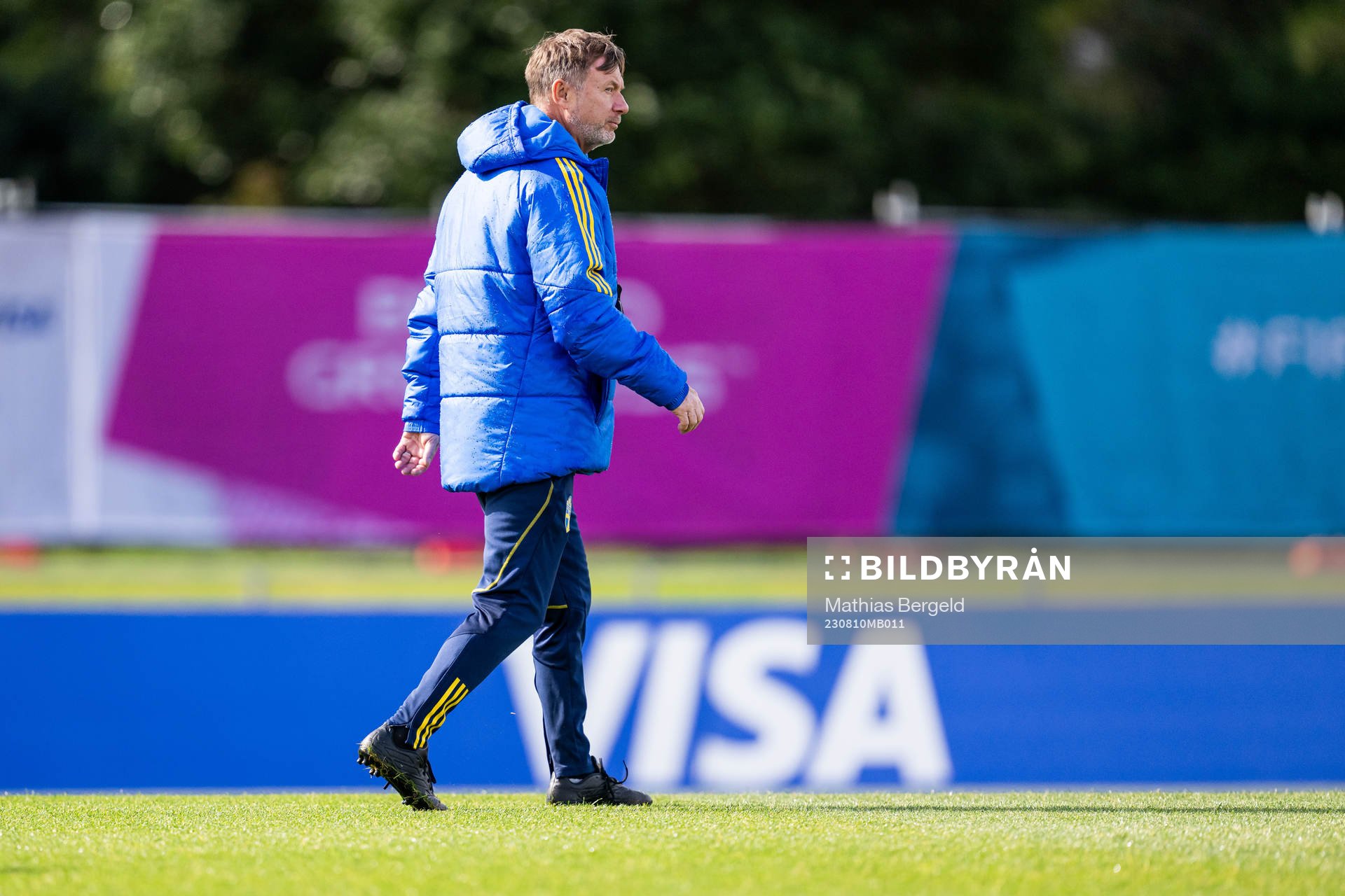 Head coach Peter Gerhardsson of the Swedish women's