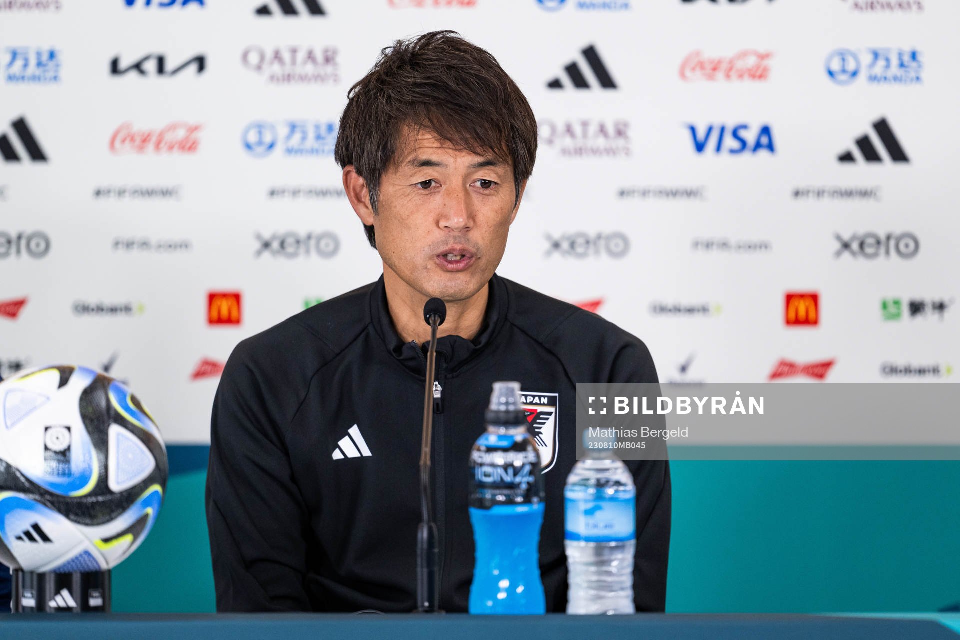 Head coach Ikeda Futoshi of the Japanese women's national