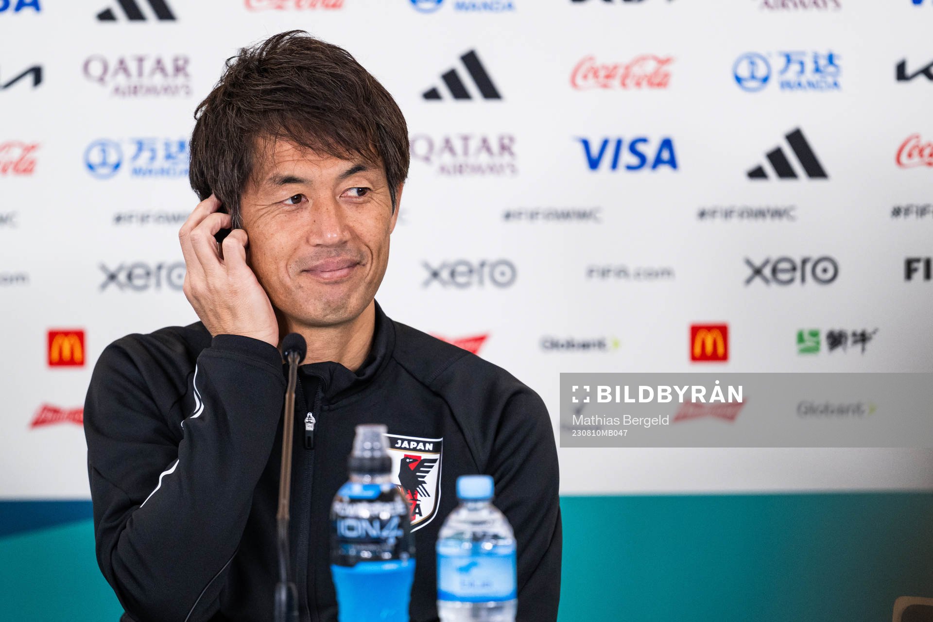 Head coach Ikeda Futoshi of the Japanese women's national