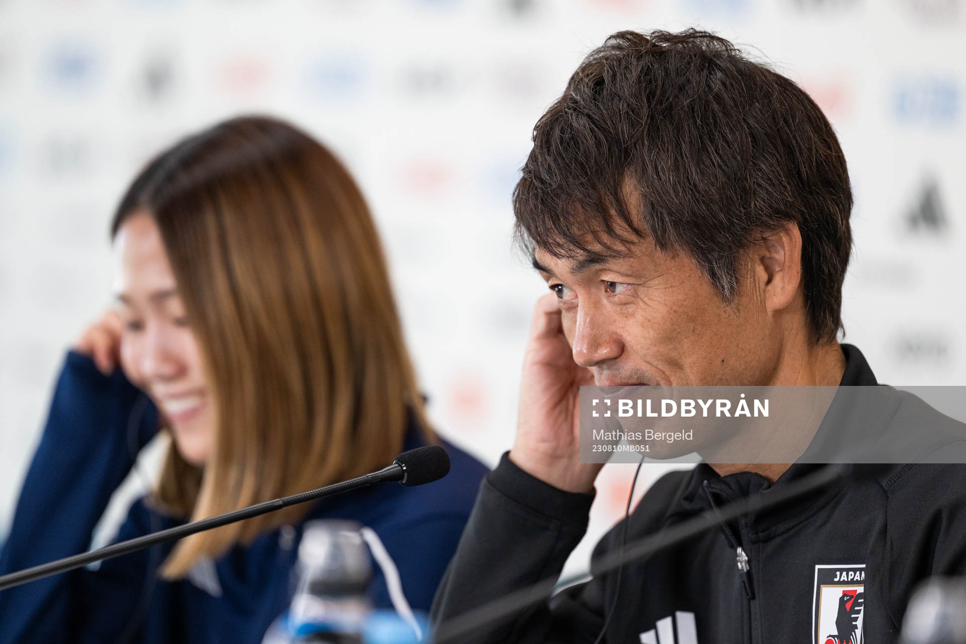Fuka Nagano and head coach Ikeda Futoshi of the Japanese