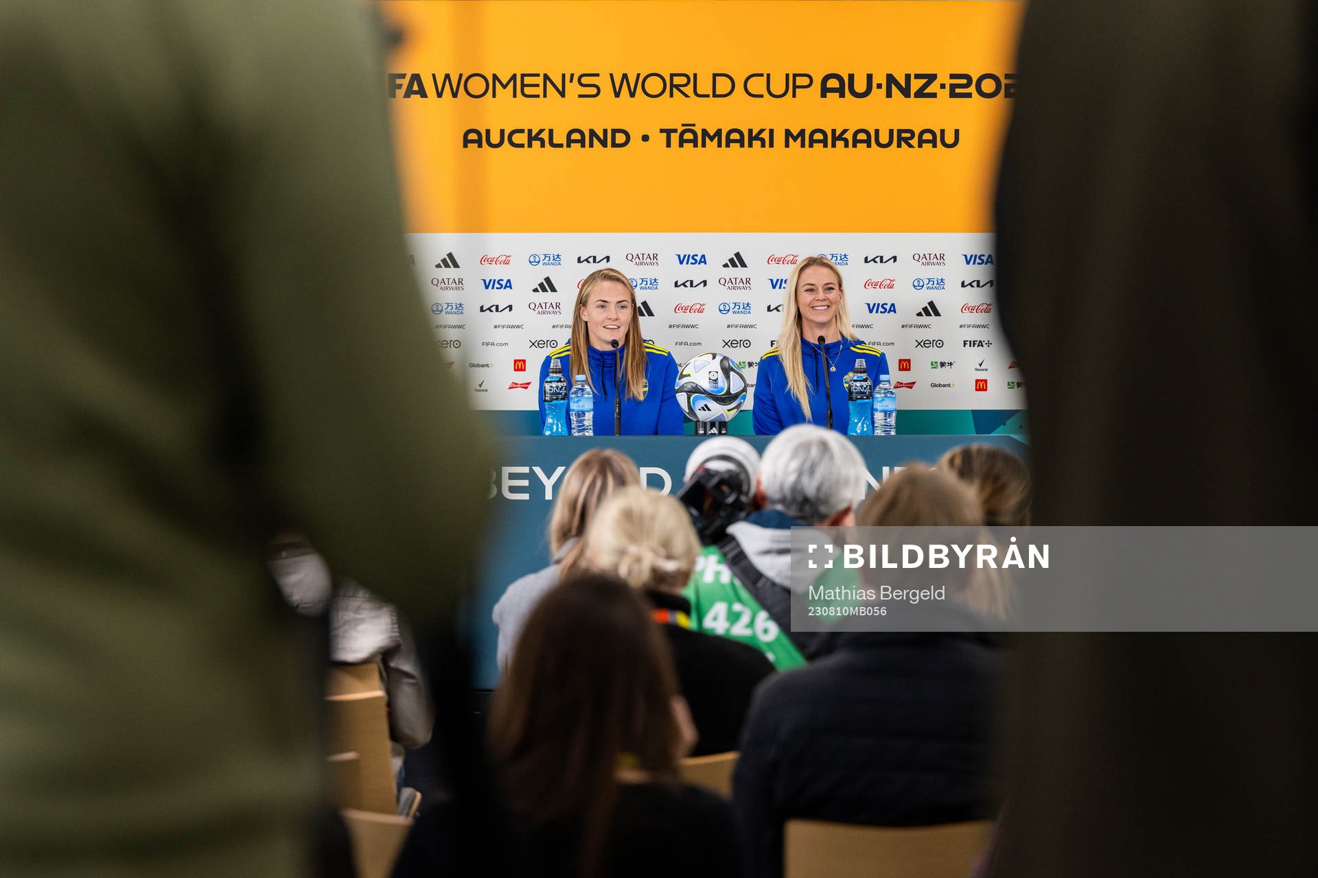 Magdalena Eriksson and Amanda Ilestedt of the Swedish