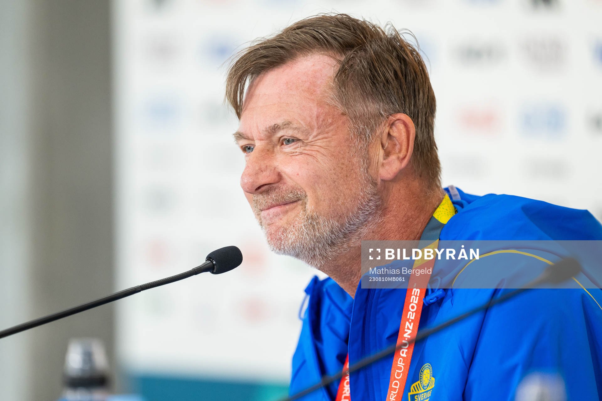 Head coach Peter Gerhardsson of the Swedish women's