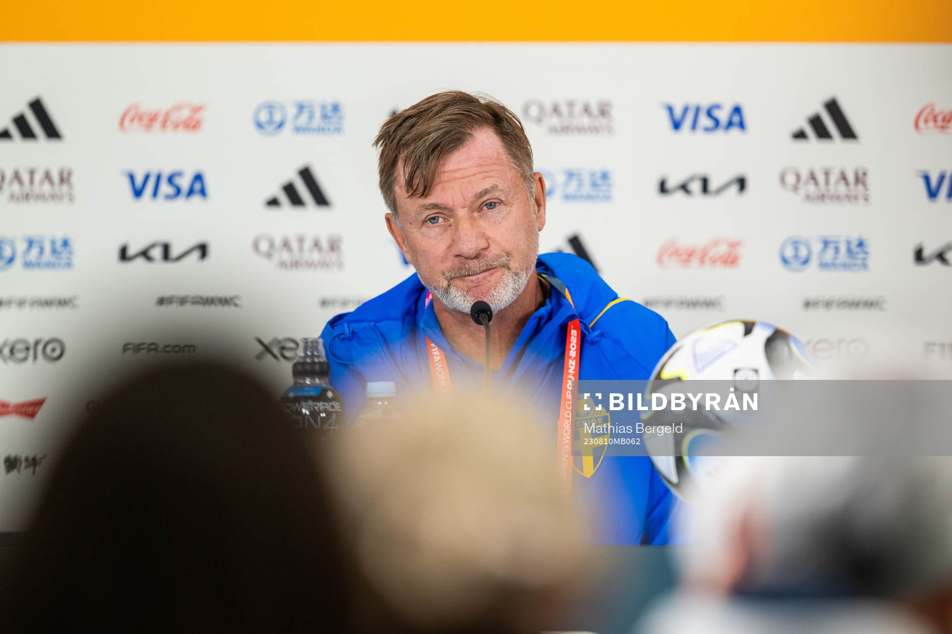 Head coach Peter Gerhardsson of the Swedish women's