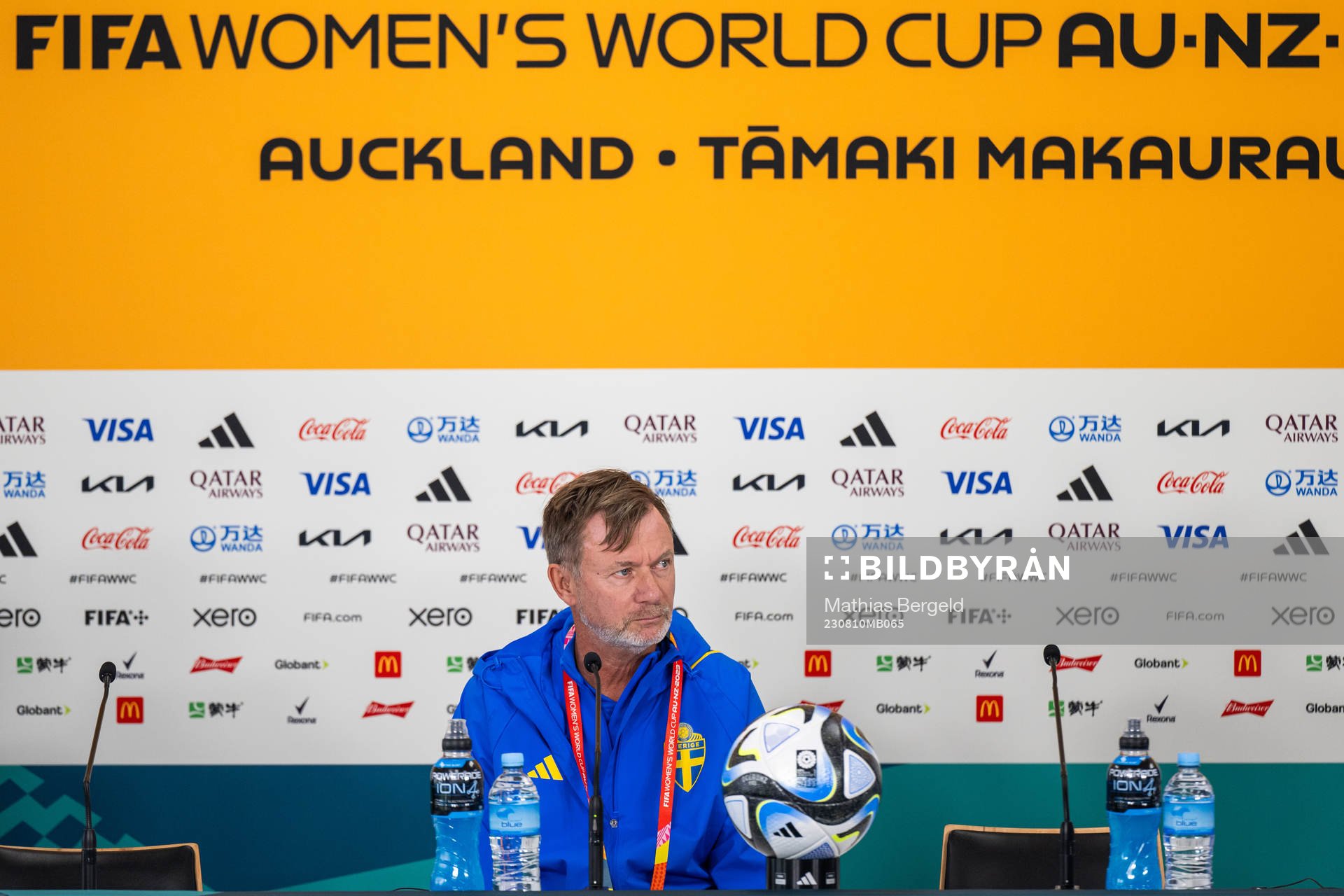 Head coach Peter Gerhardsson of the Swedish women's