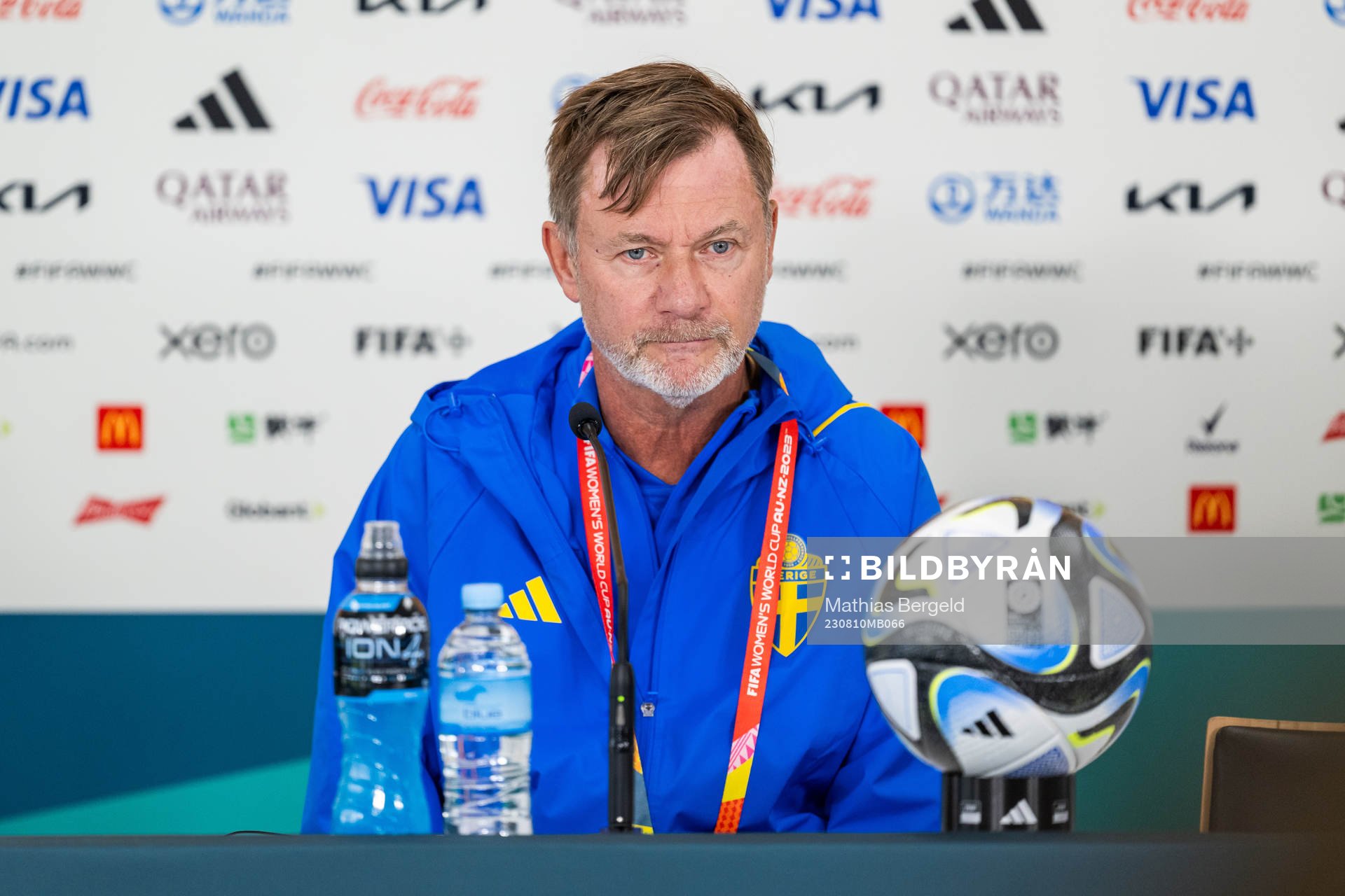 Head coach Peter Gerhardsson of the Swedish women's